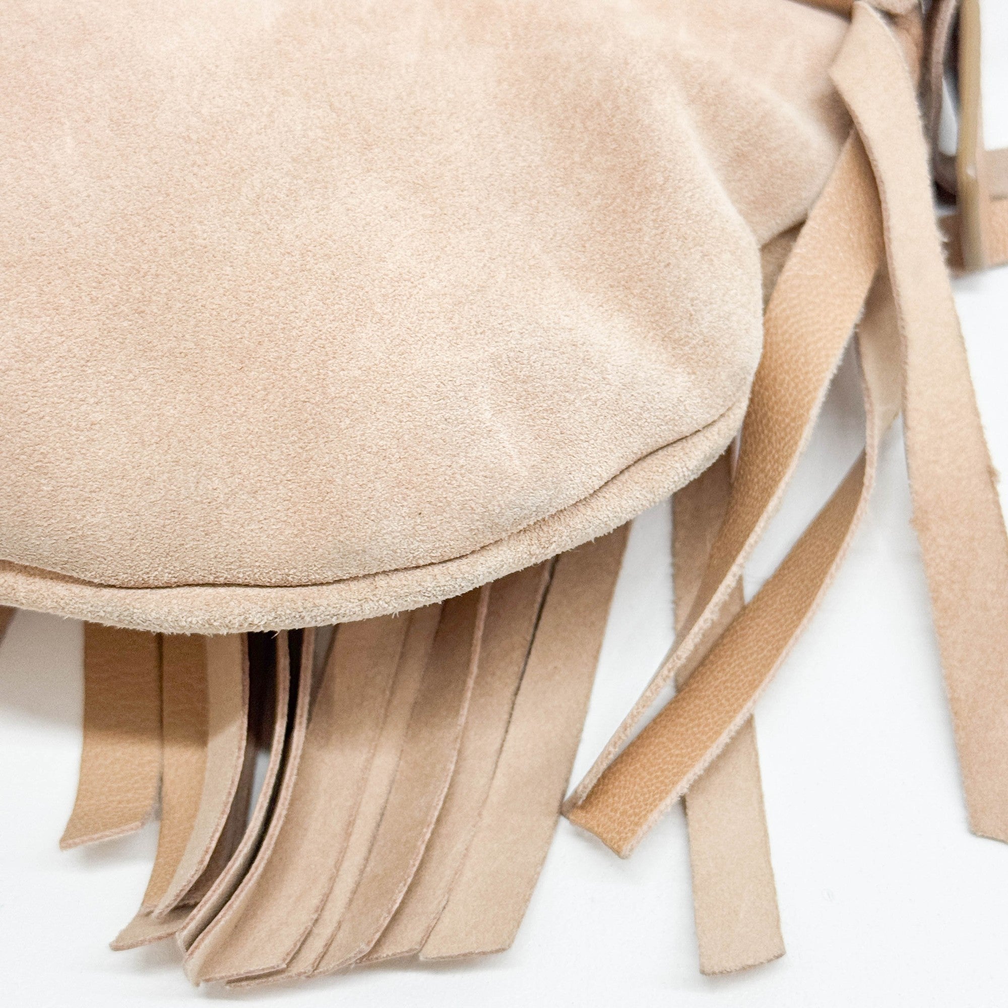 Mini La Boheme Fringe Tan Suede Shoulder Bag