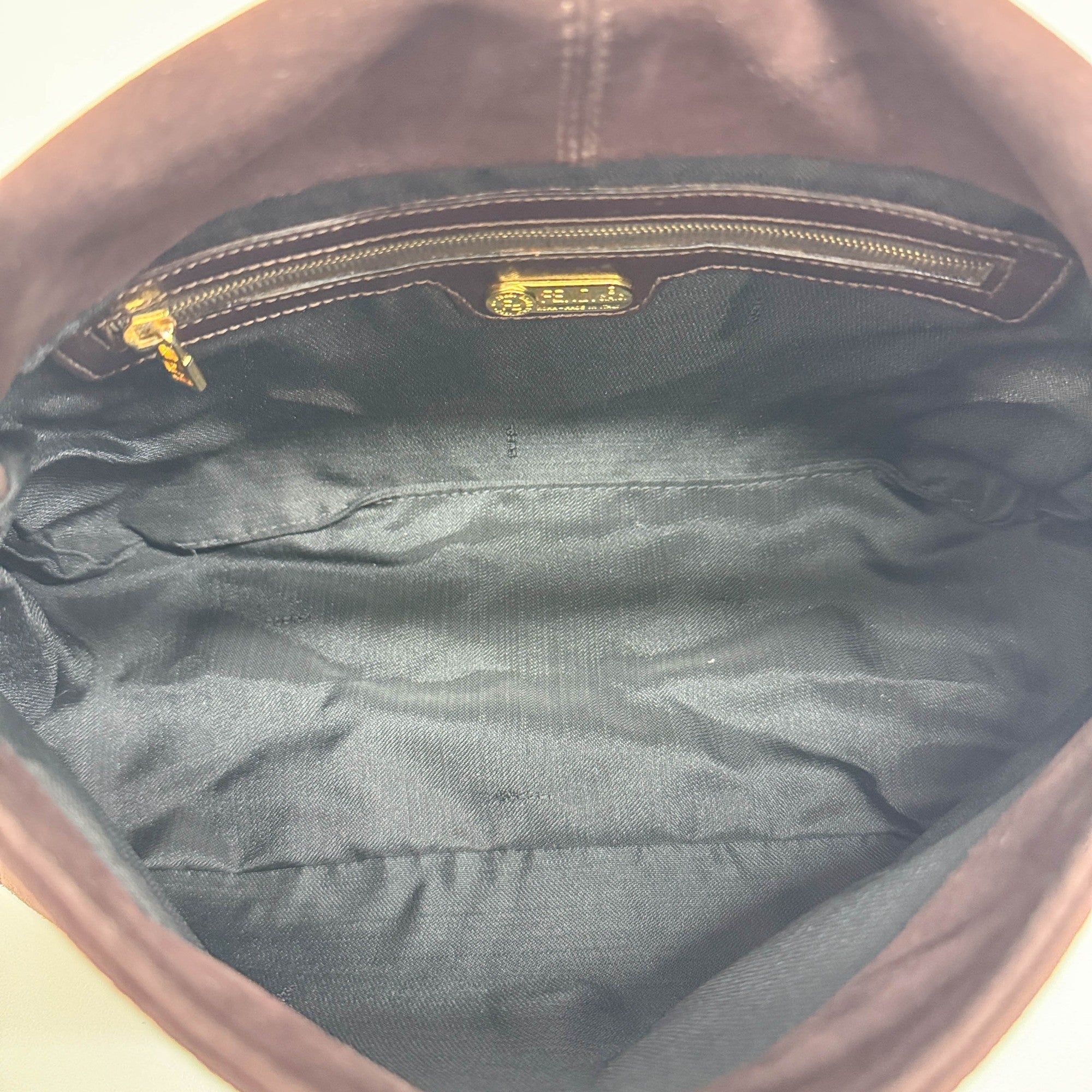 Mamma Baguette Brown Suede Shoulder Bag