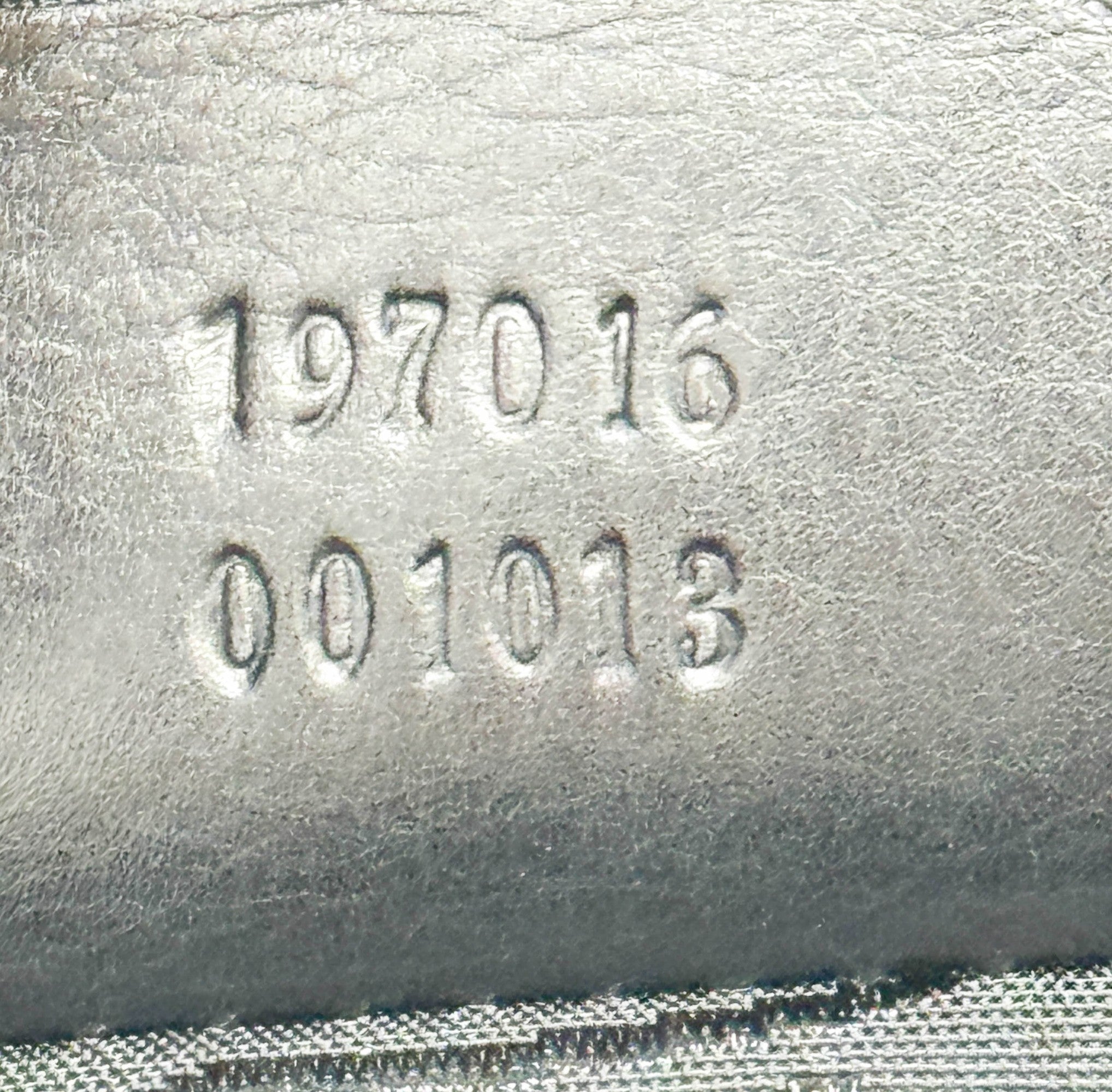 Hysteria Black Python Embossed Leather Two Way Bag