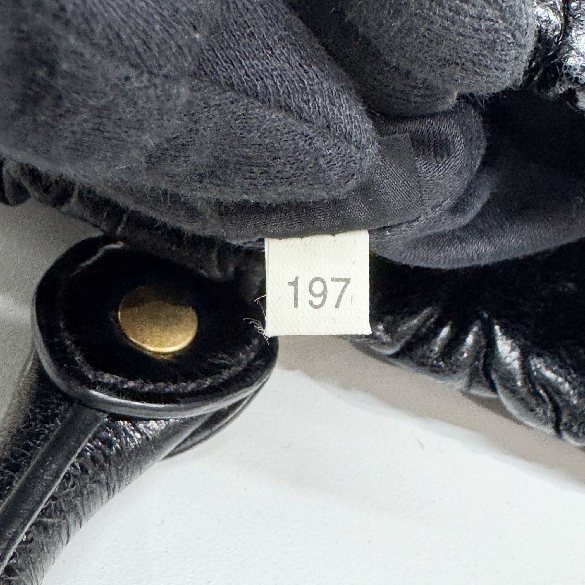 Vitello Black Leather Two Way Bag