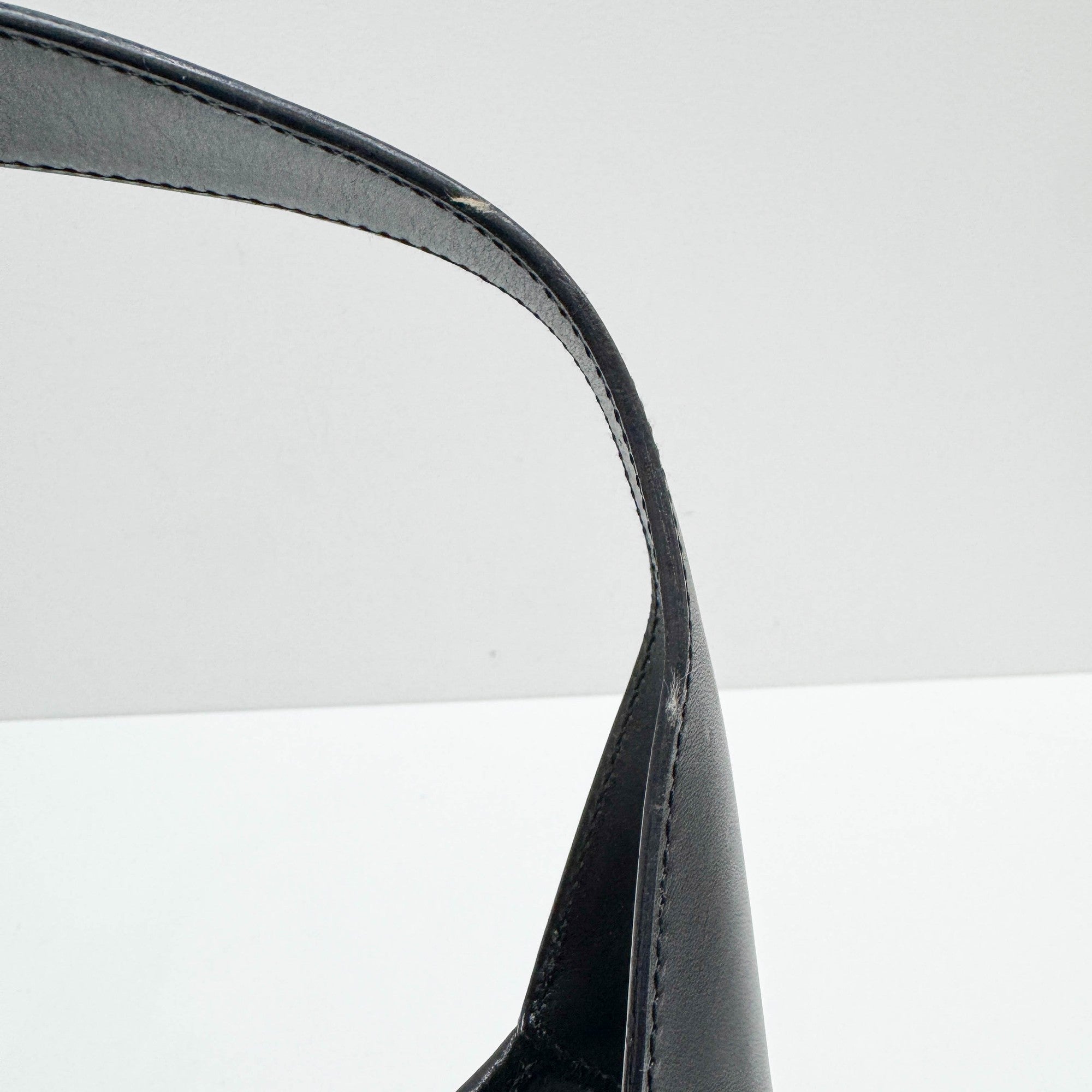 Jackie Black Suede Shoulder Bag