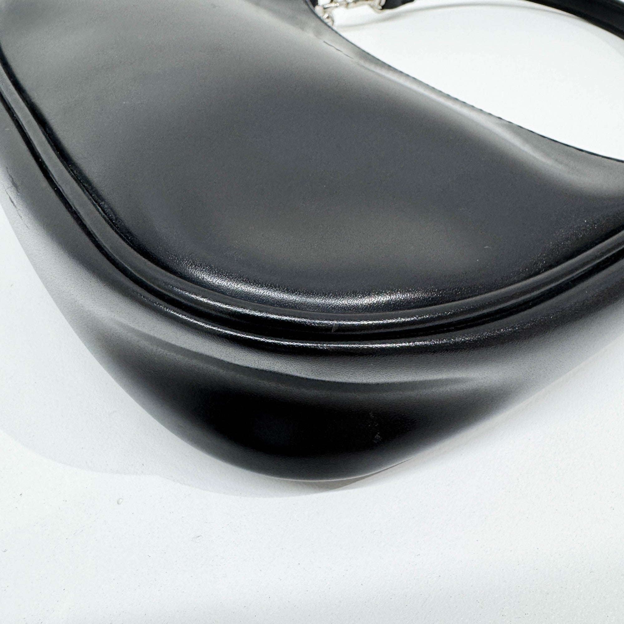 Black Leather Shoulder Bag