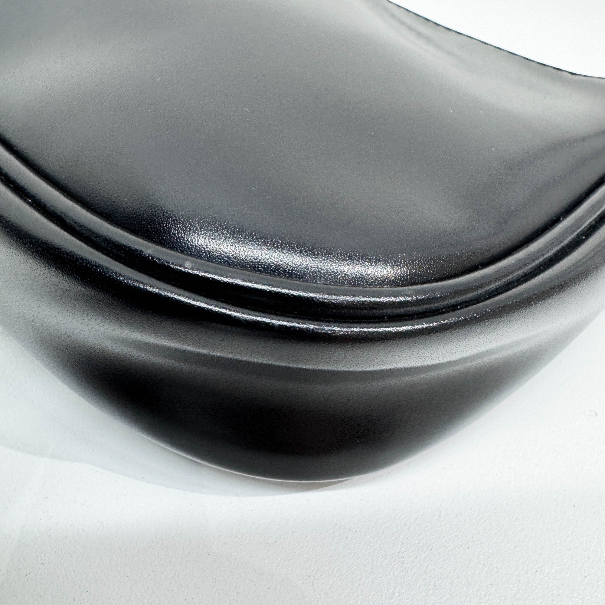 Black Leather Shoulder Bag