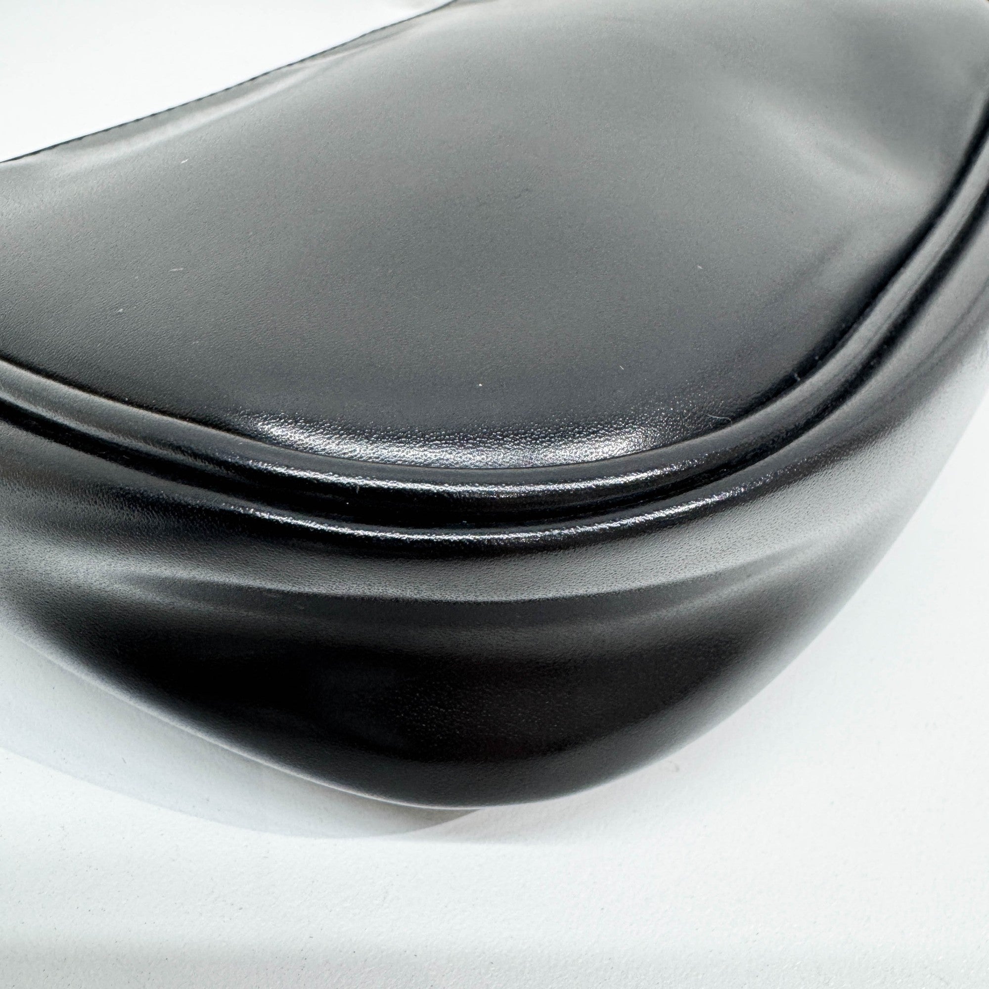 Black Leather Shoulder Bag