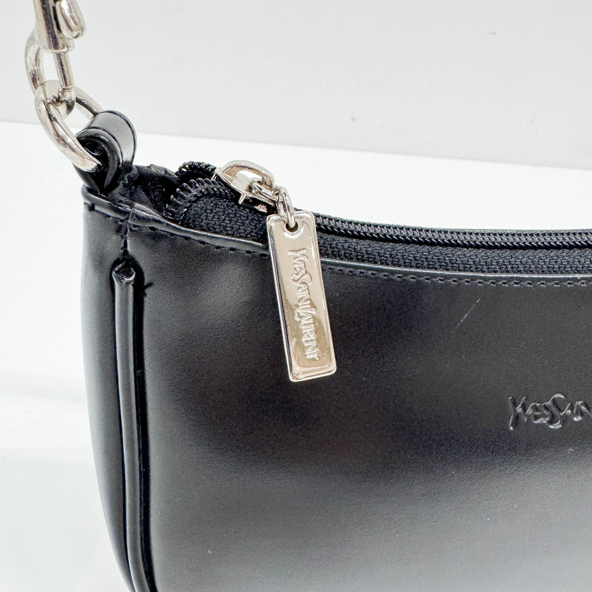 Black Leather Shoulder Bag