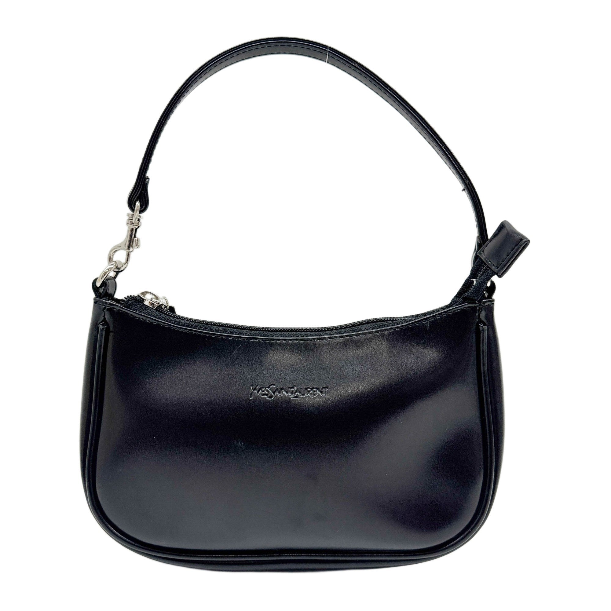 Black Leather Shoulder Bag
