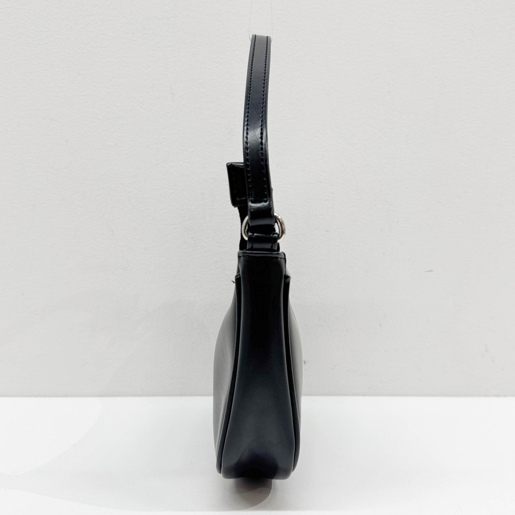 Black Leather Shoulder Bag