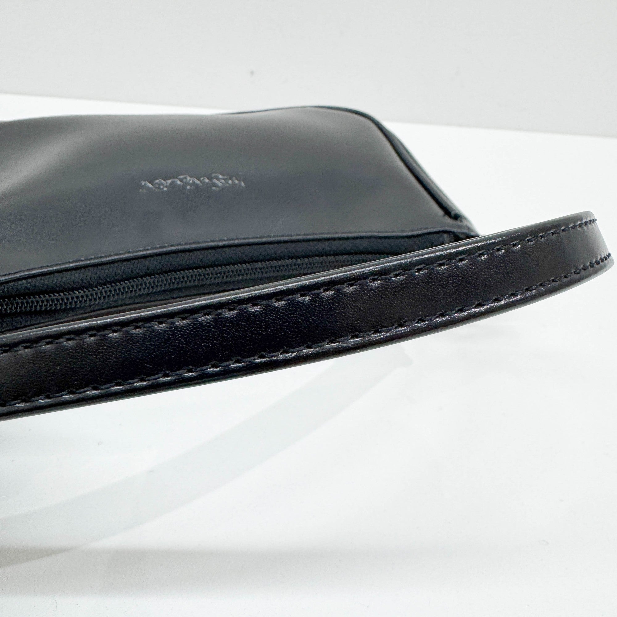 Black Leather Shoulder Bag