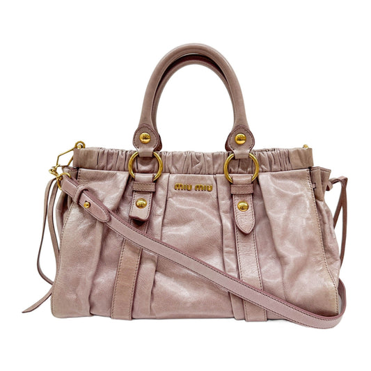Vitello Primrose Leather Two-Way Bag