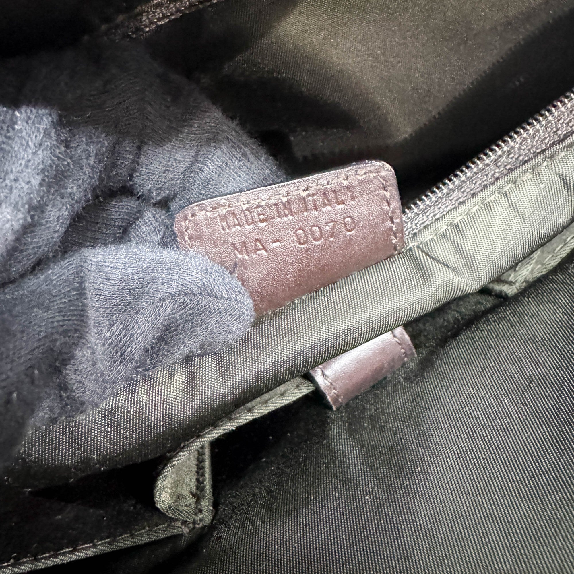 Saddle Bowler Brown Ostrich Leather Hand Bag