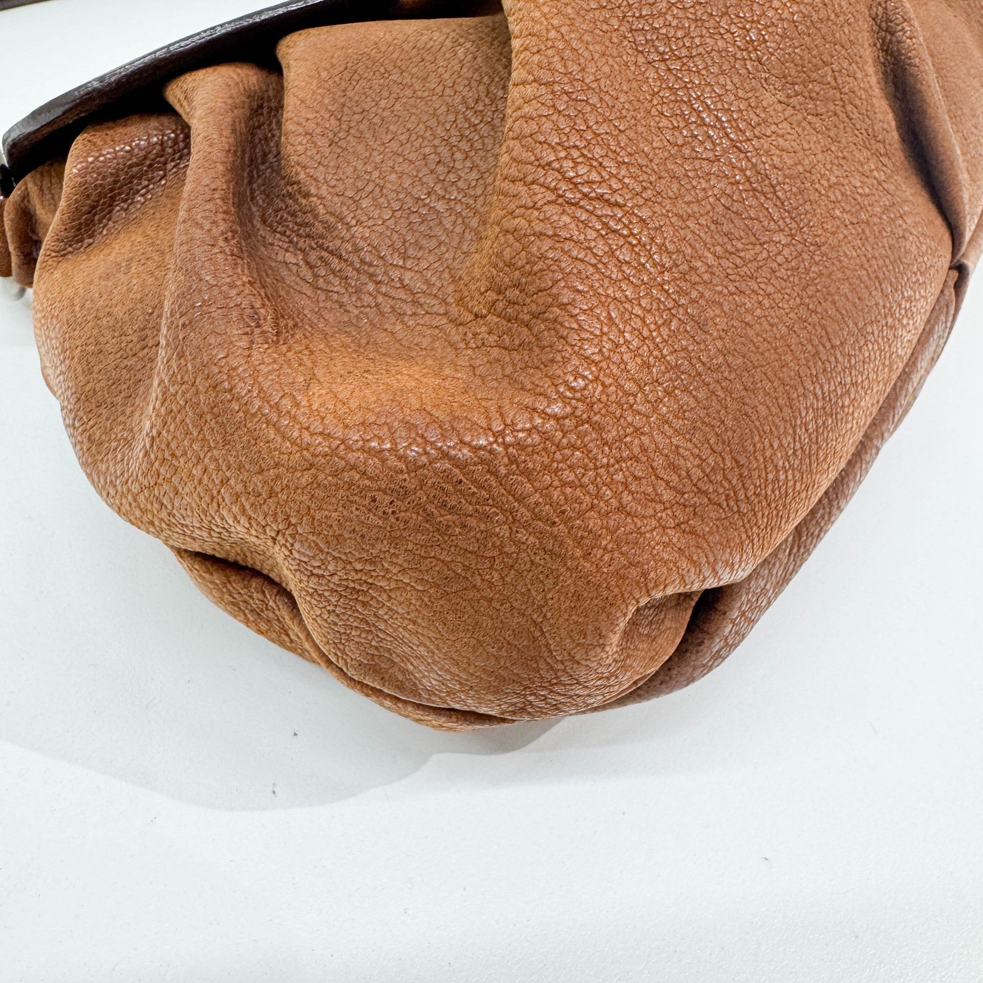Skipper Brown Leather Shoulder Bag