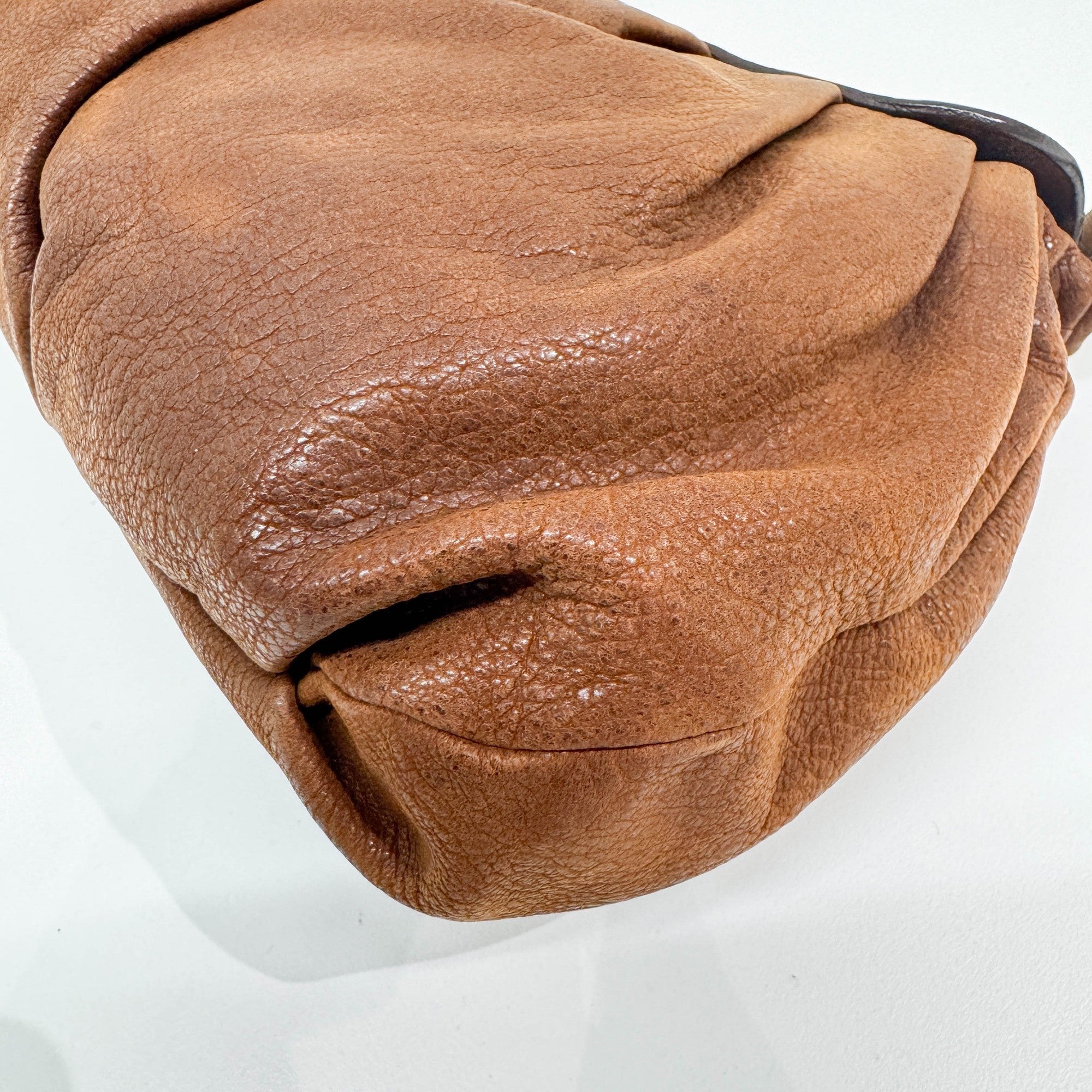 Skipper Brown Leather Shoulder Bag