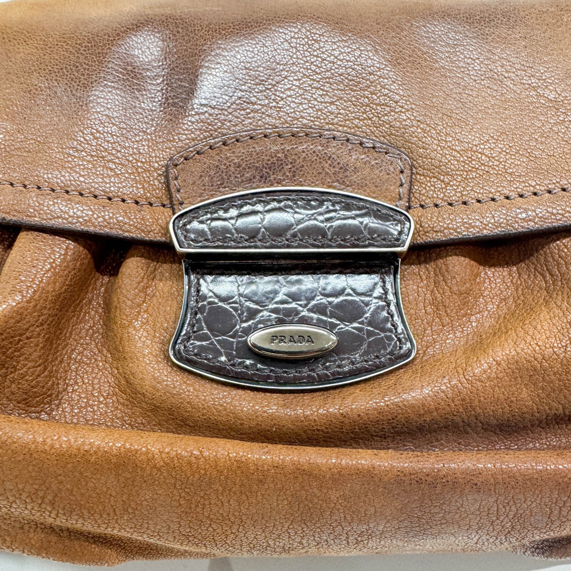 Skipper Brown Leather Shoulder Bag