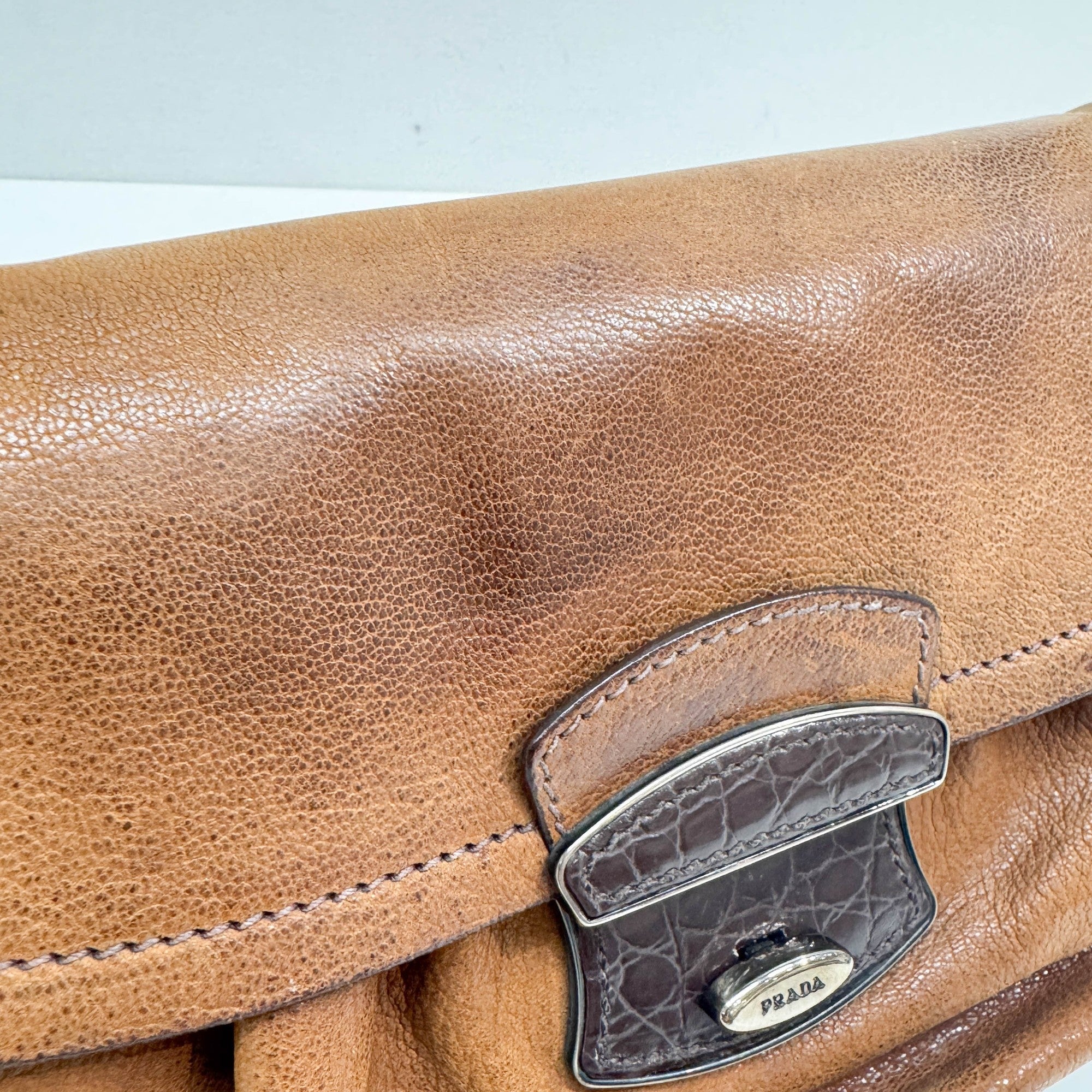 Skipper Brown Leather Shoulder Bag
