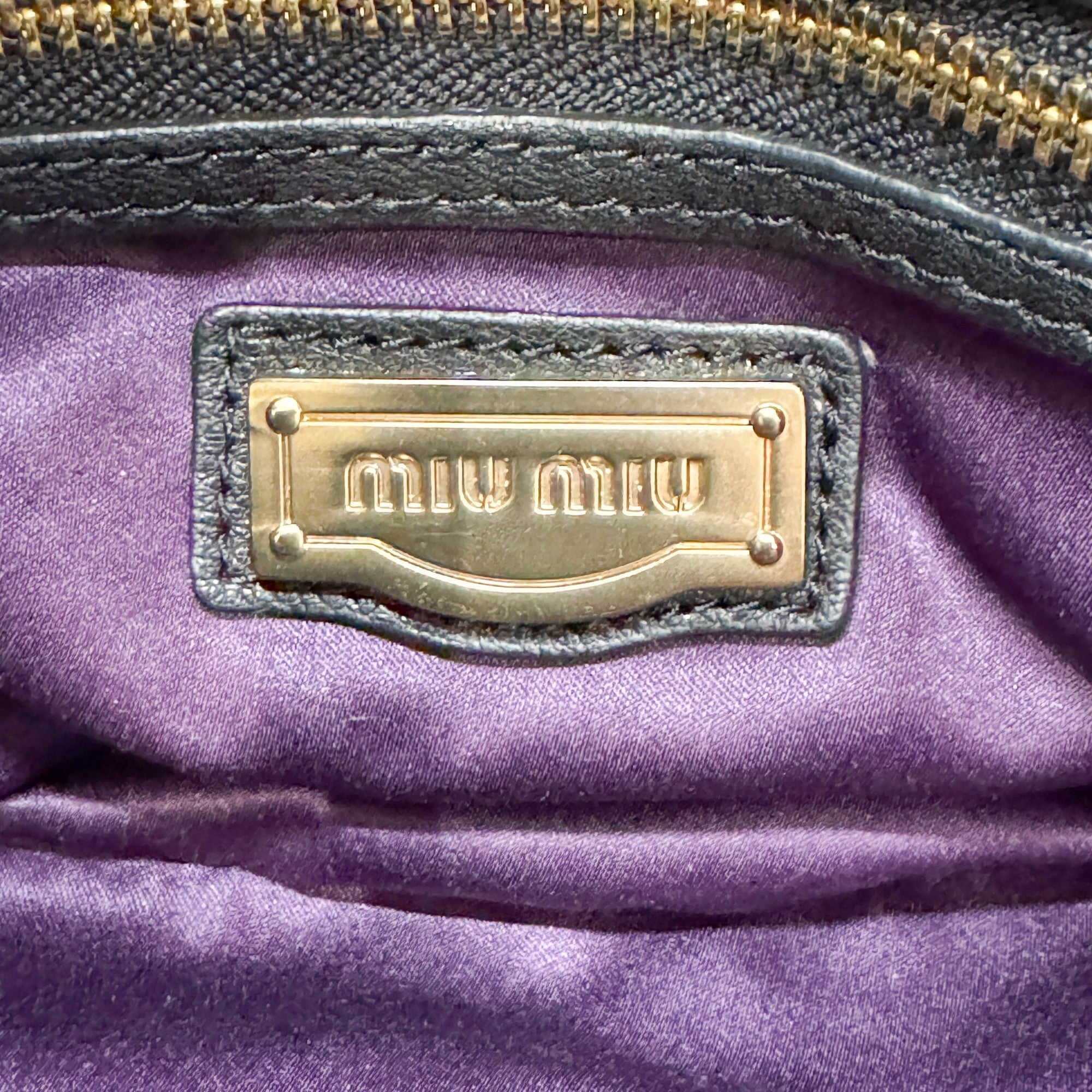 Vitello Black Leather Two Way Bag