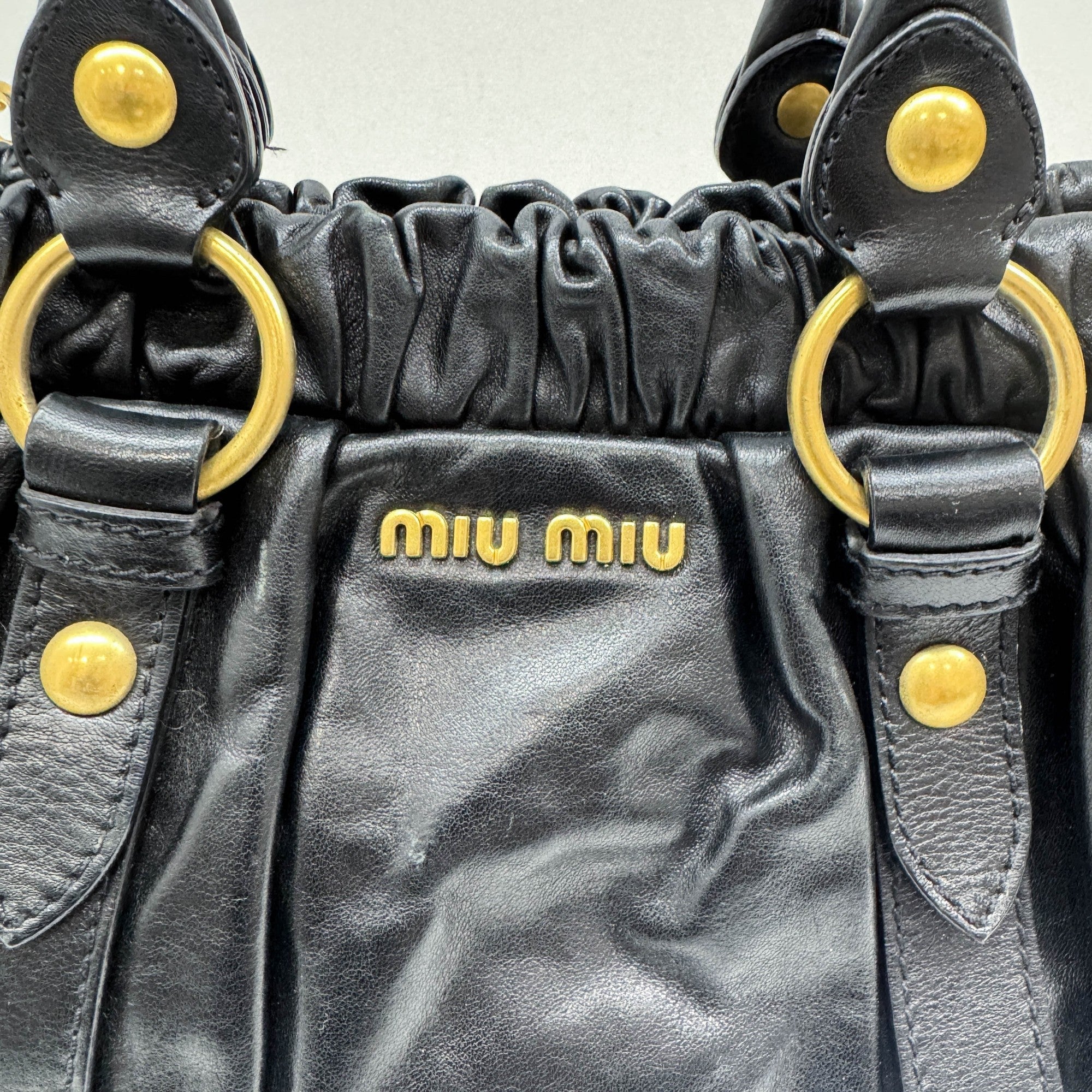 Vtello Black Leather Two Way Bag