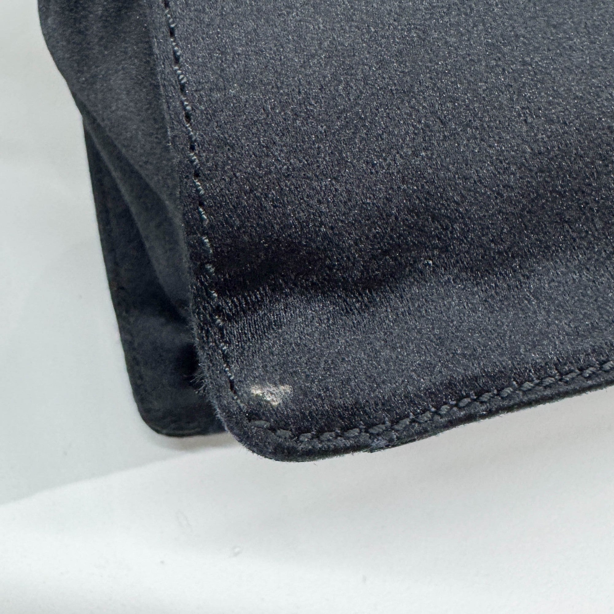 Mini Black Satin Hand Bag