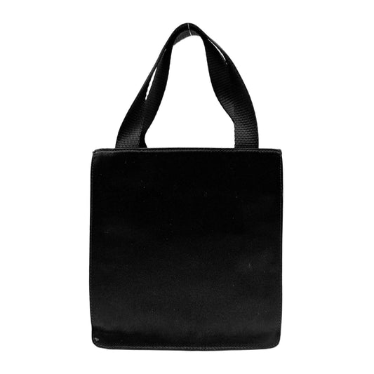 Mini Black Satin Hand Bag