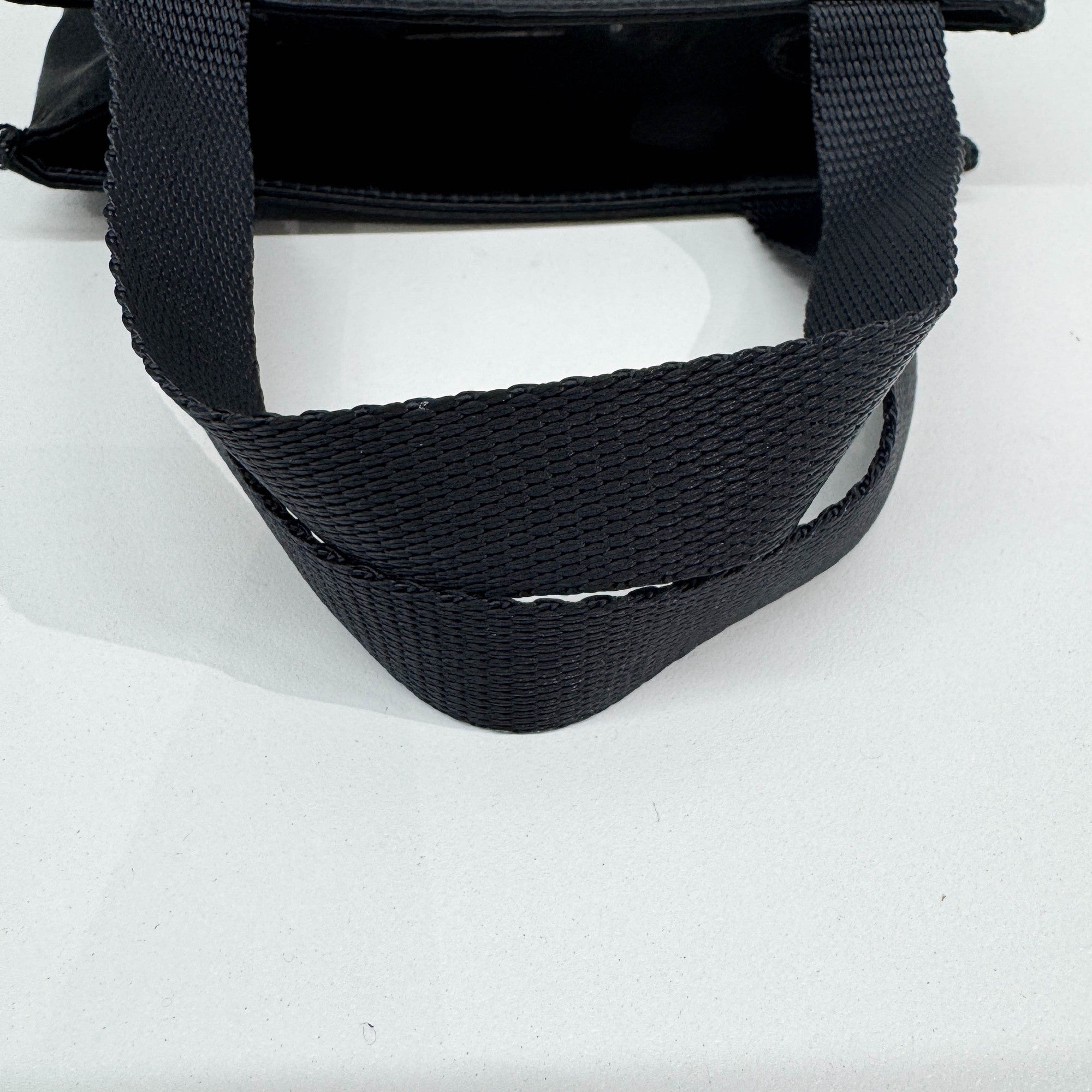 Mini Black Satin Hand Bag