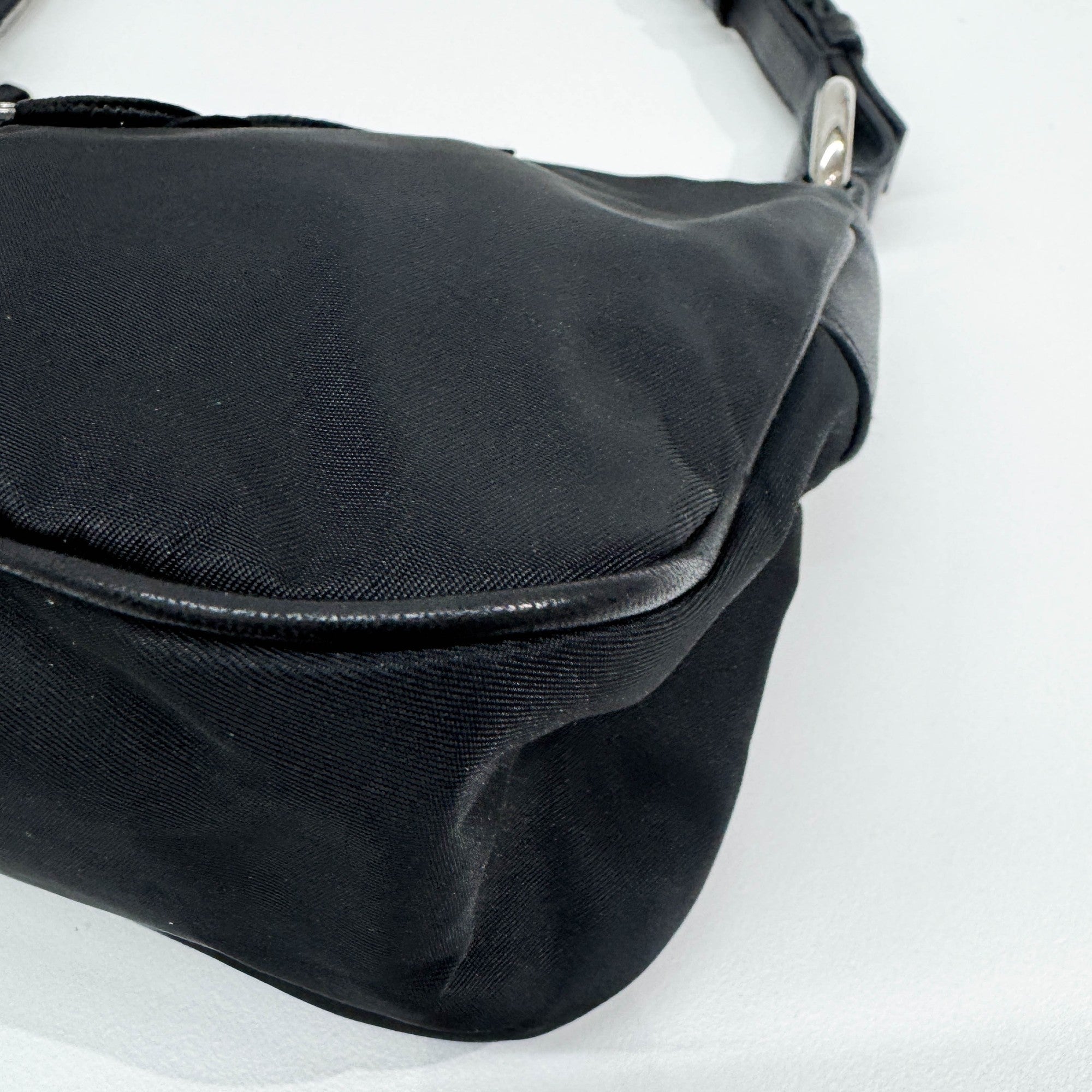 Black Nylon Shoulder Bag