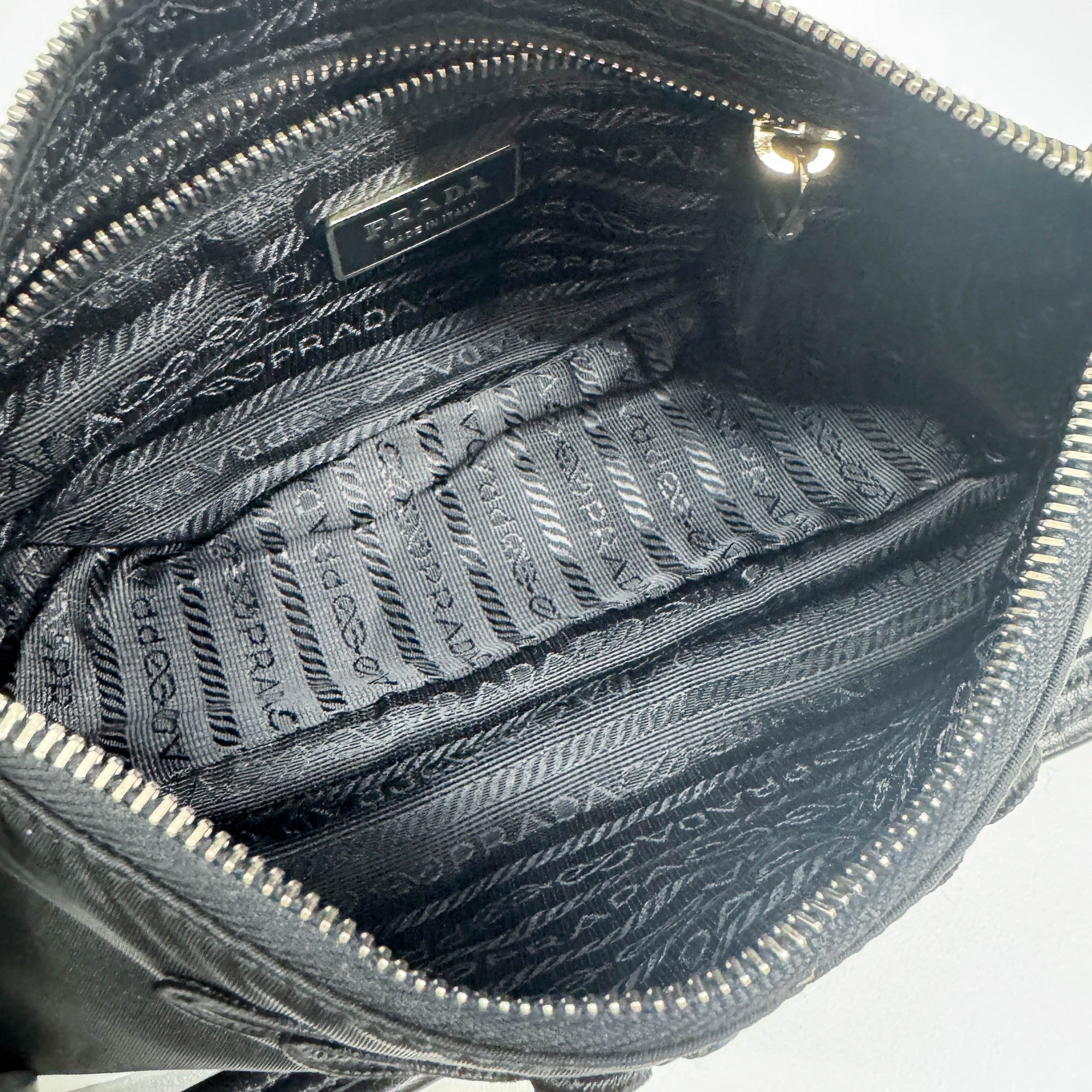 Black Nylon Shoulder Bag