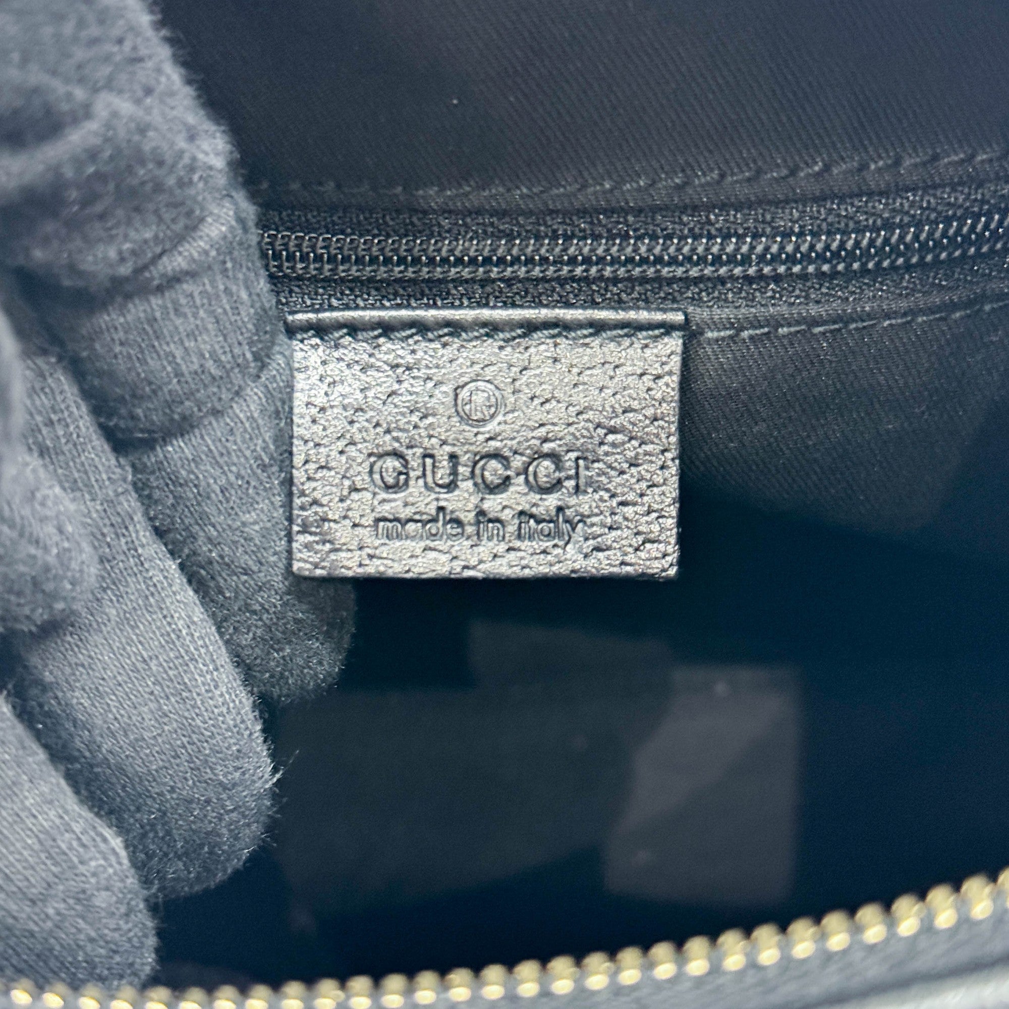 Abbey D-Ring Black Leather Shoulder Bag