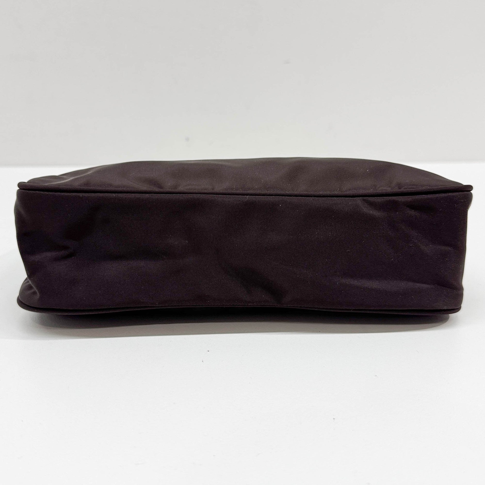 Brown Nylon Shoulder Bag
