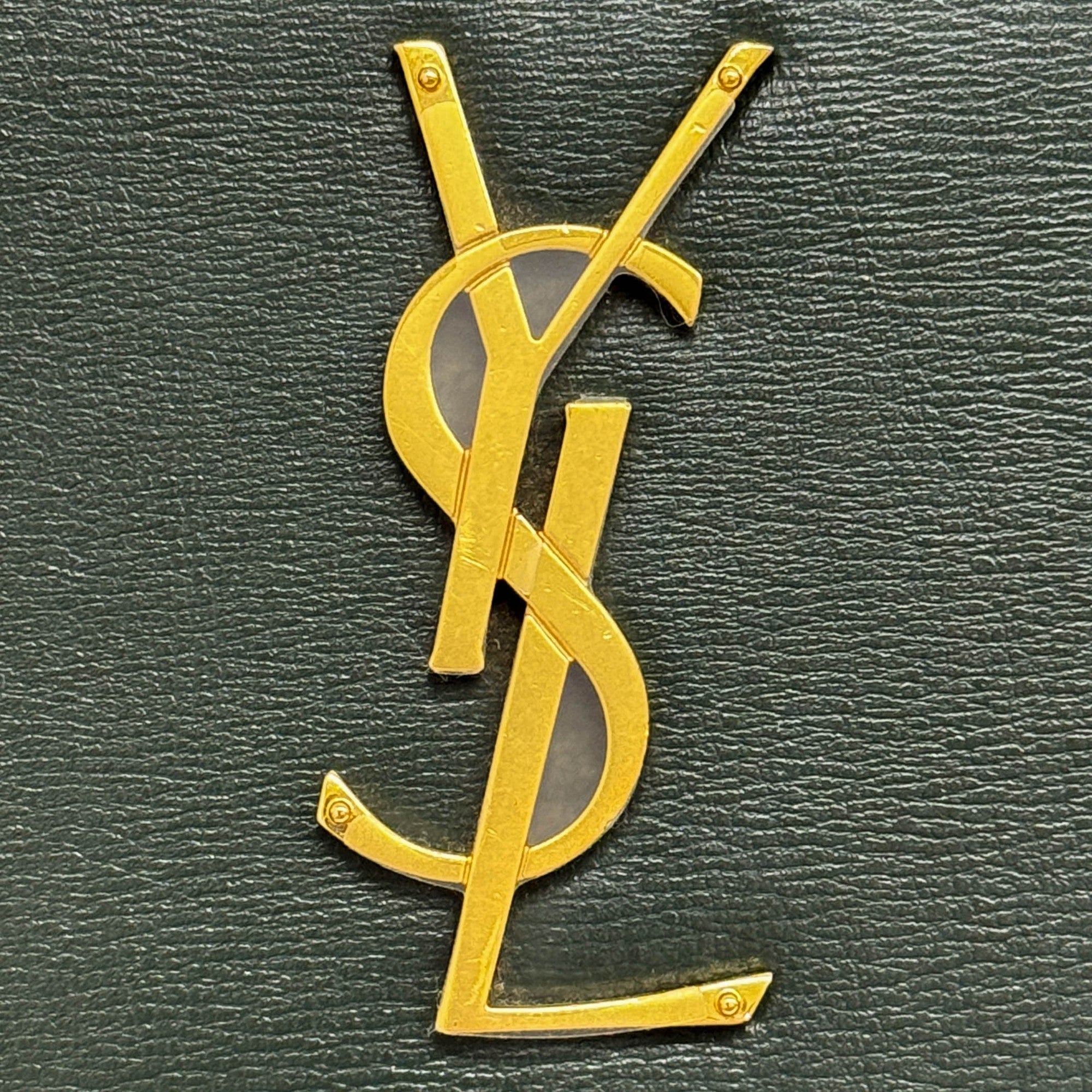 Sunset Forest Green Leather Shoulder Bag