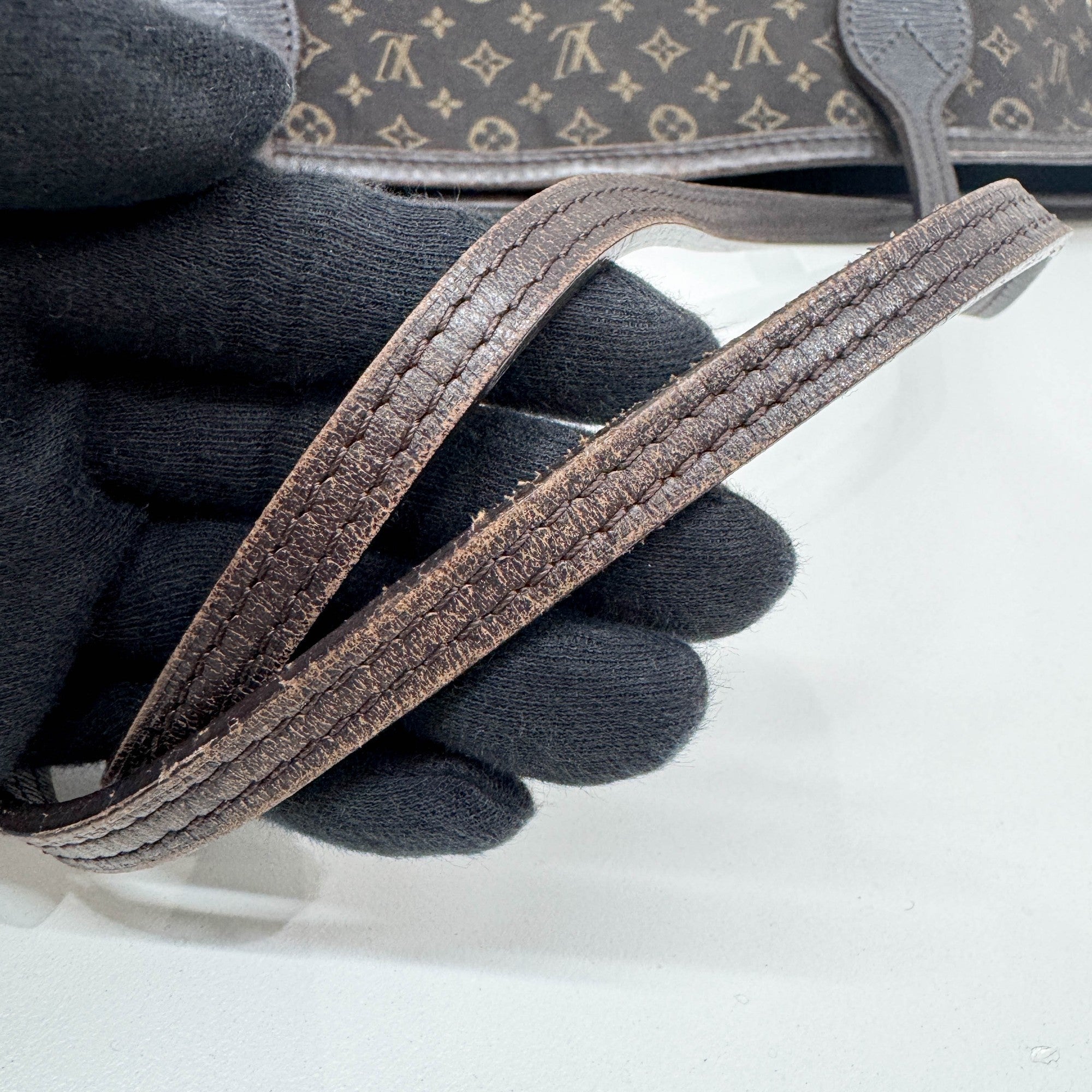 Neverfull Espresso Monogram Canvas Tote Bag