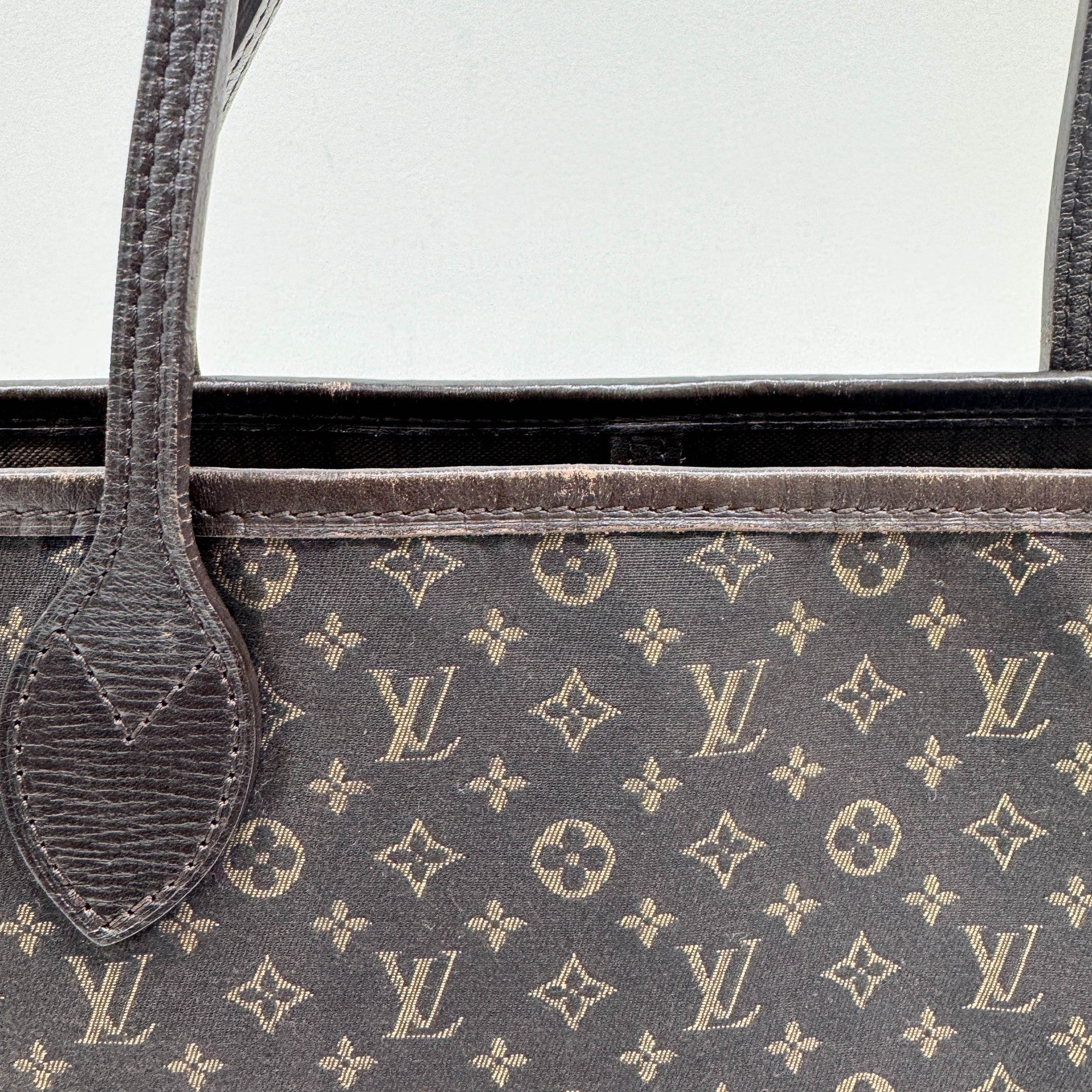 Neverfull Espresso Monogram Canvas Tote Bag