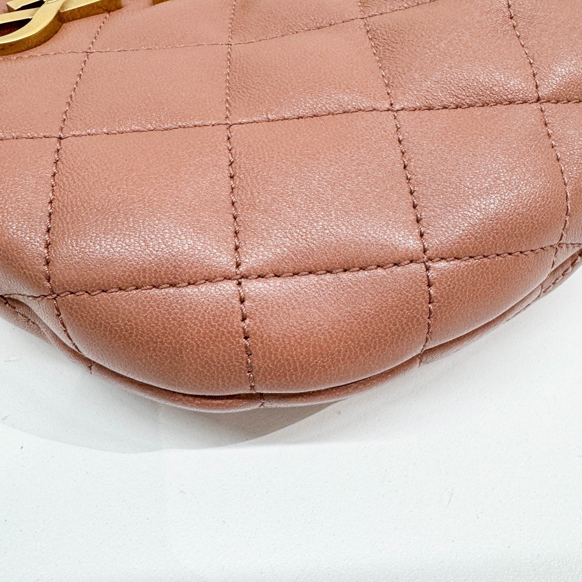 Icarino Terracotta Leather Hand Bag