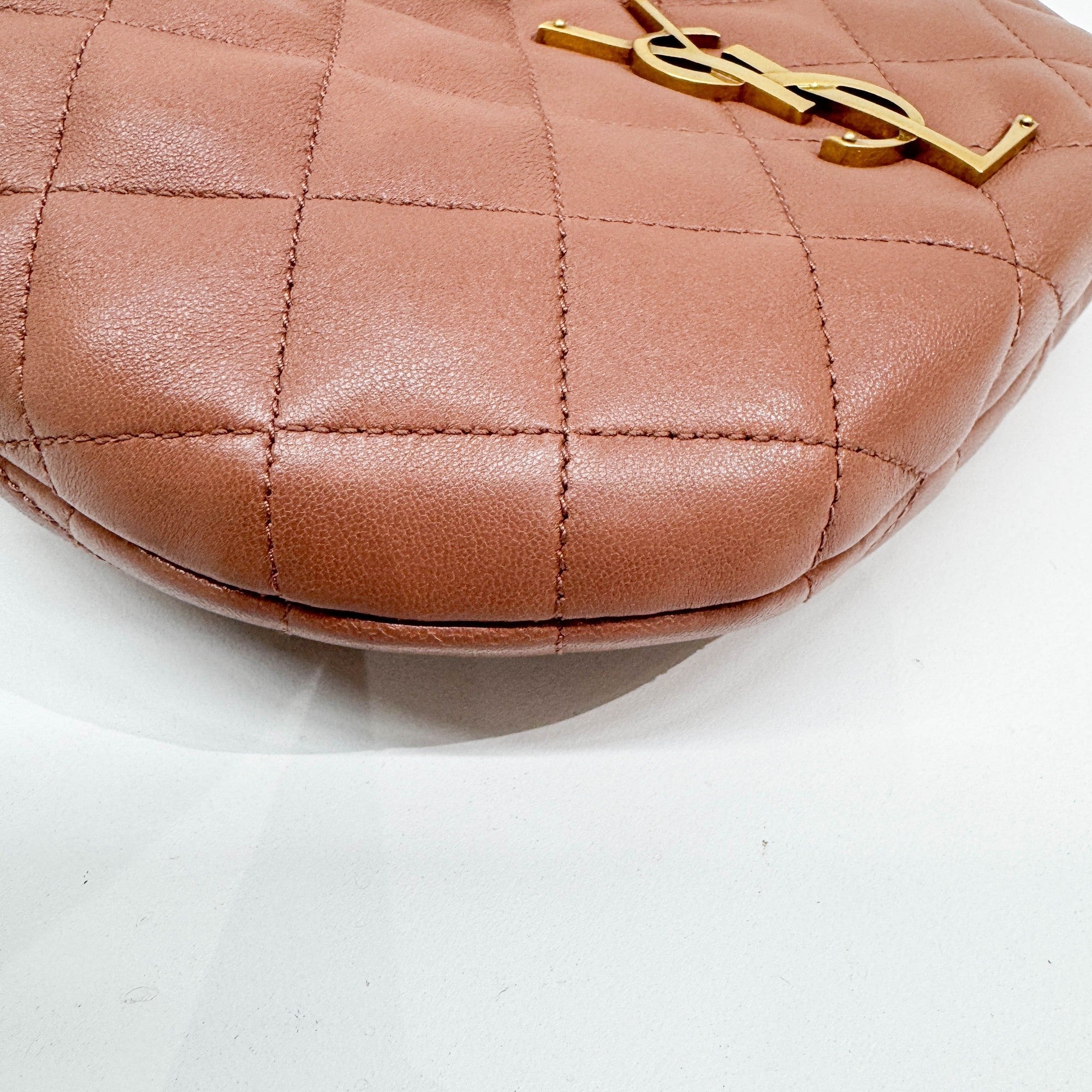 Icarino Terracotta Leather Hand Bag