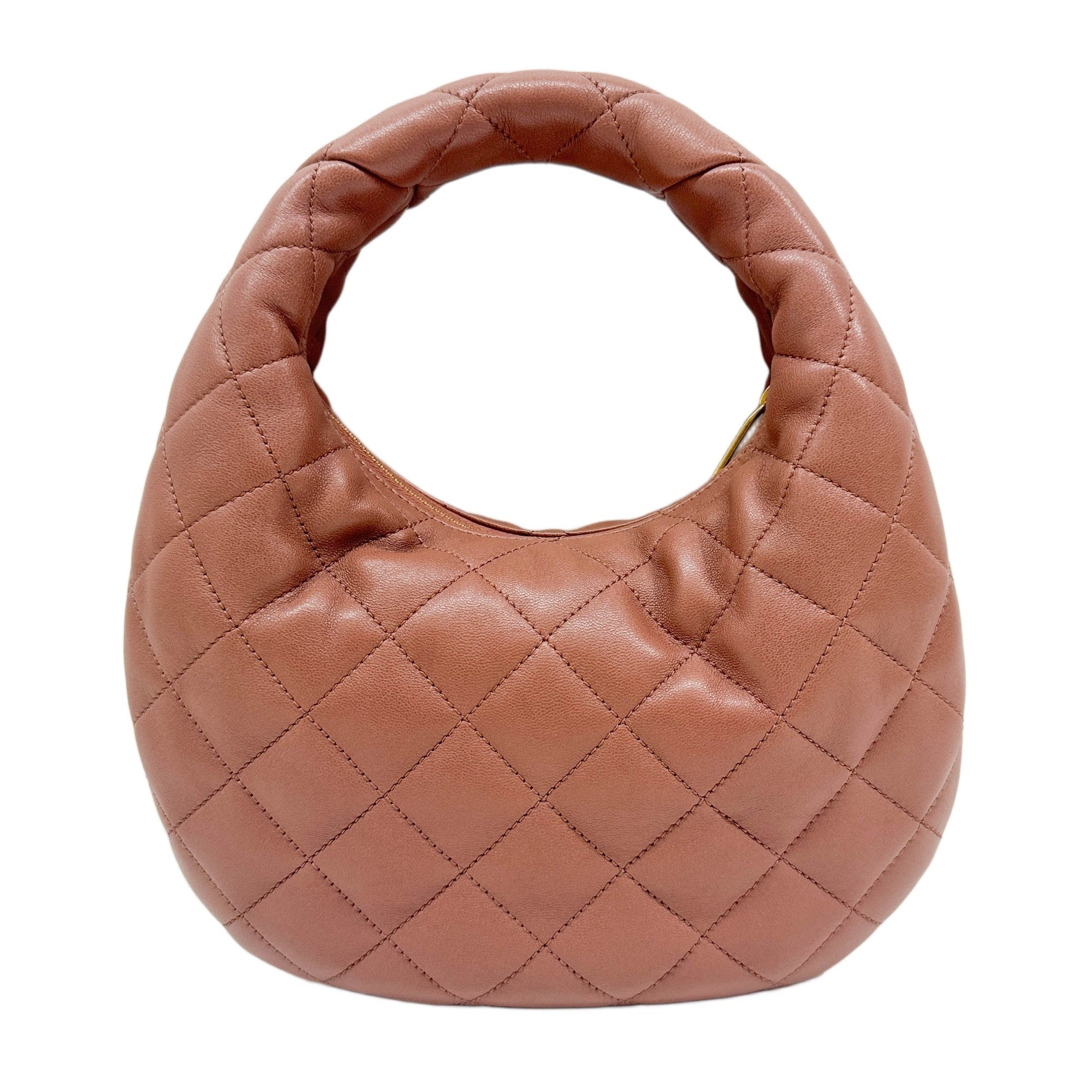 Icarino Terracotta Leather Hand Bag