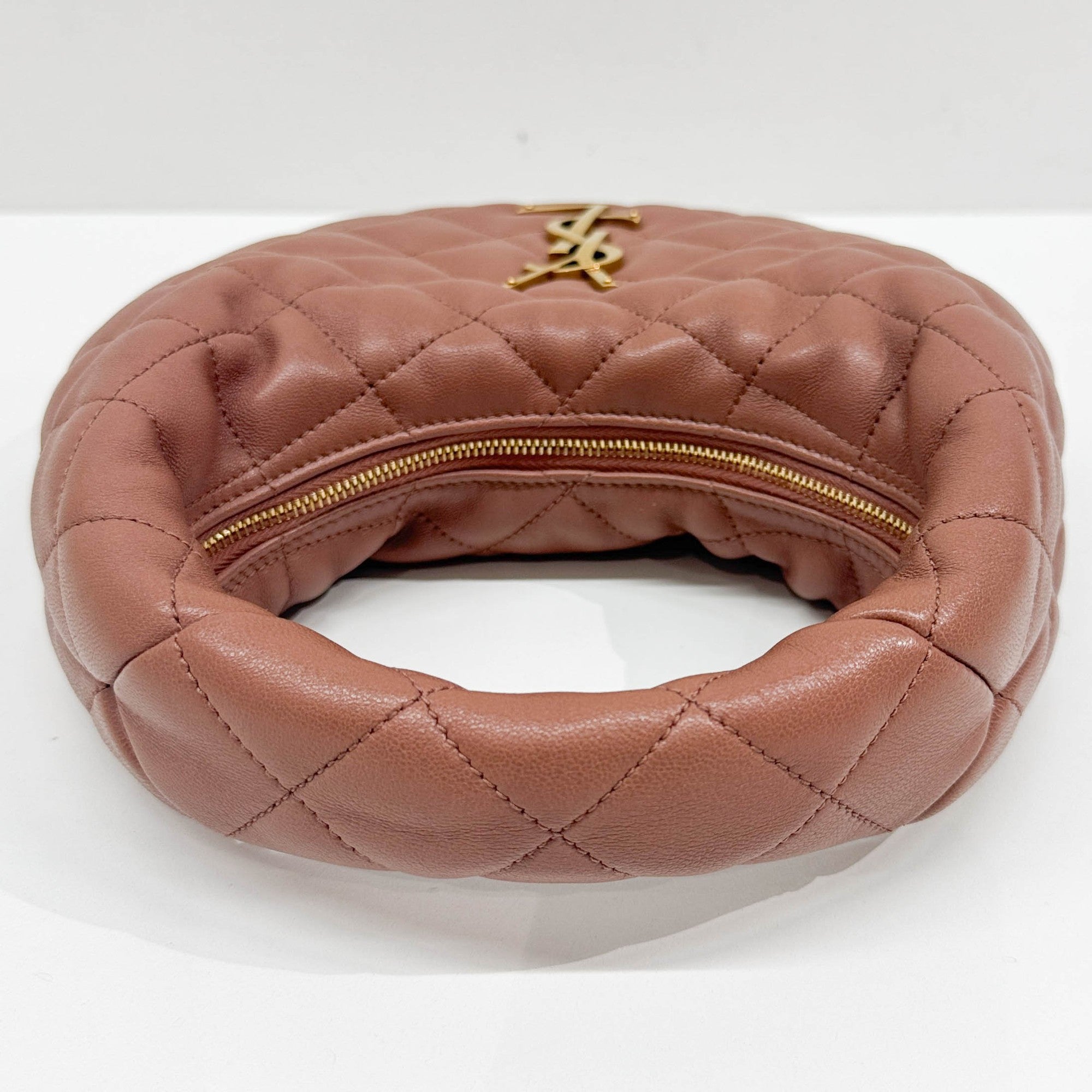 Icarino Terracotta Leather Hand Bag