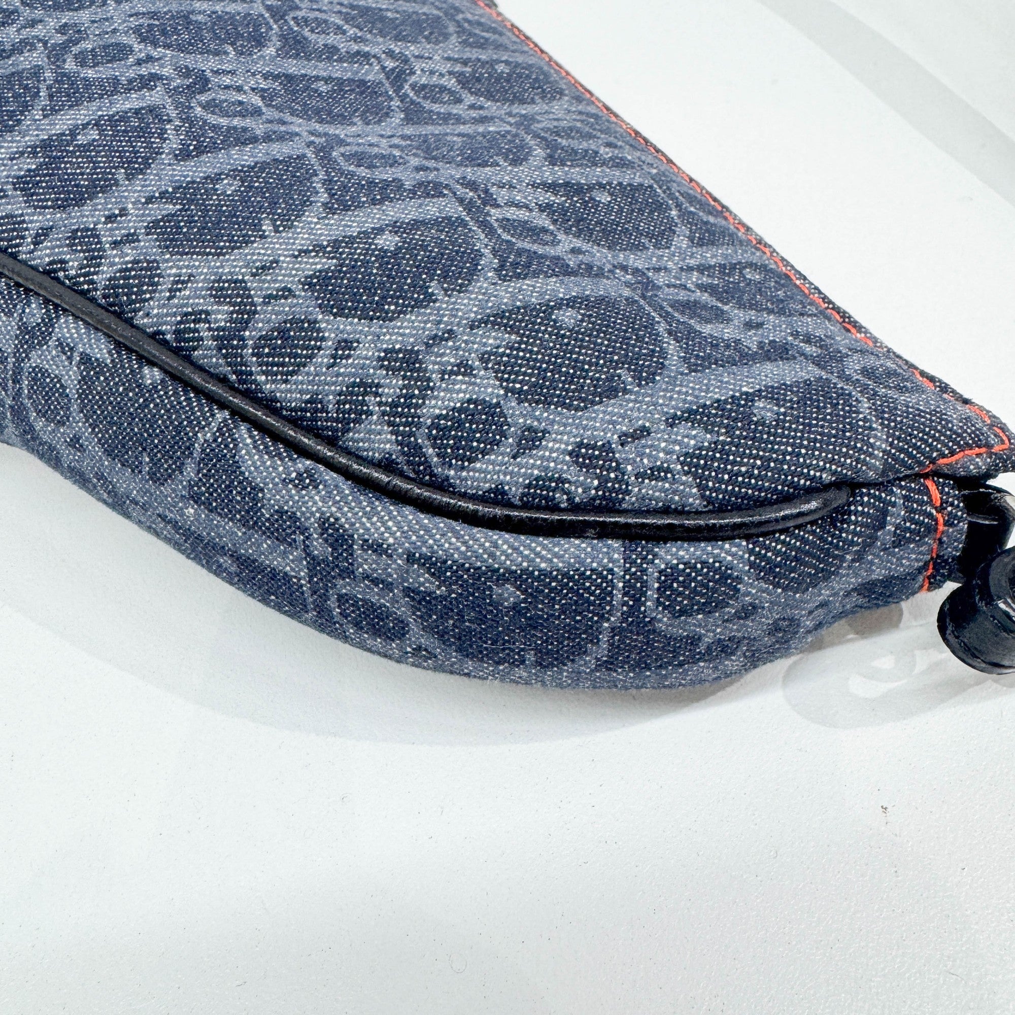 Saddle Pouch Blue Trotter Canvas Shoulder Bag