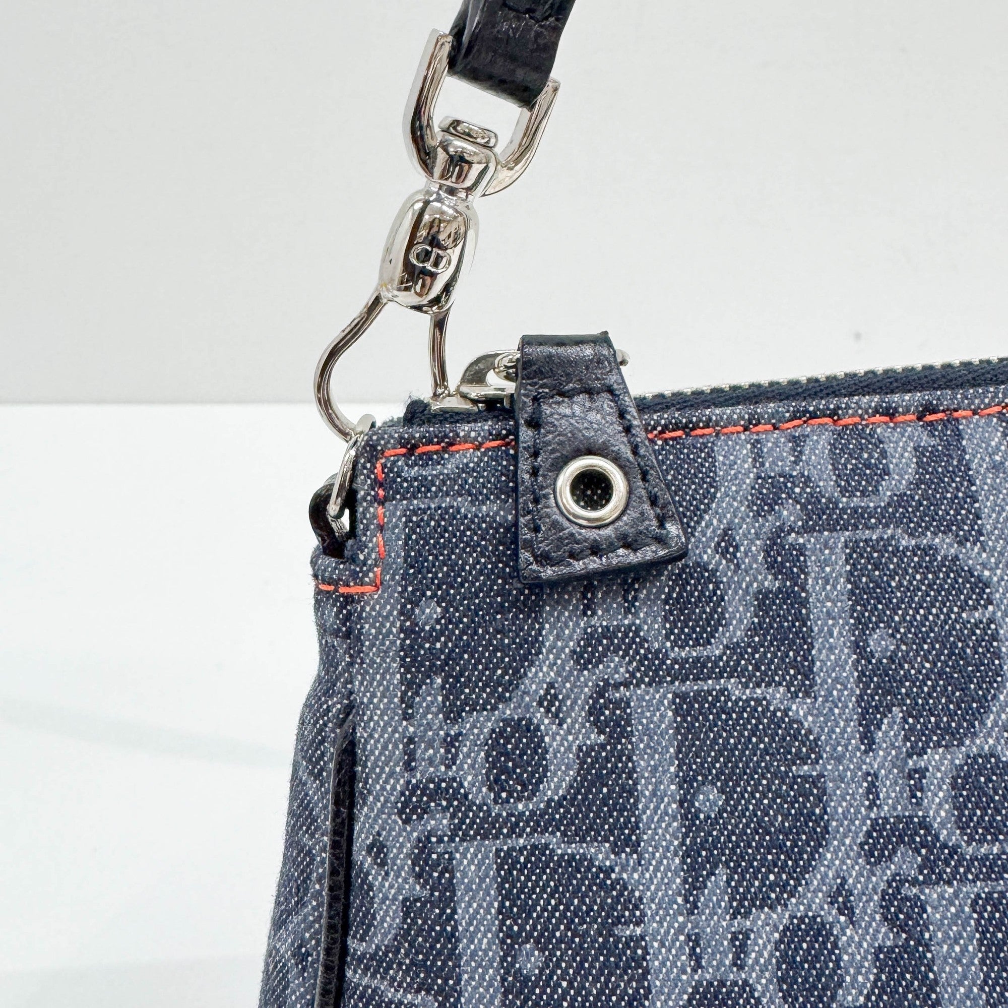 Saddle Pouch Blue Trotter Canvas Shoulder Bag