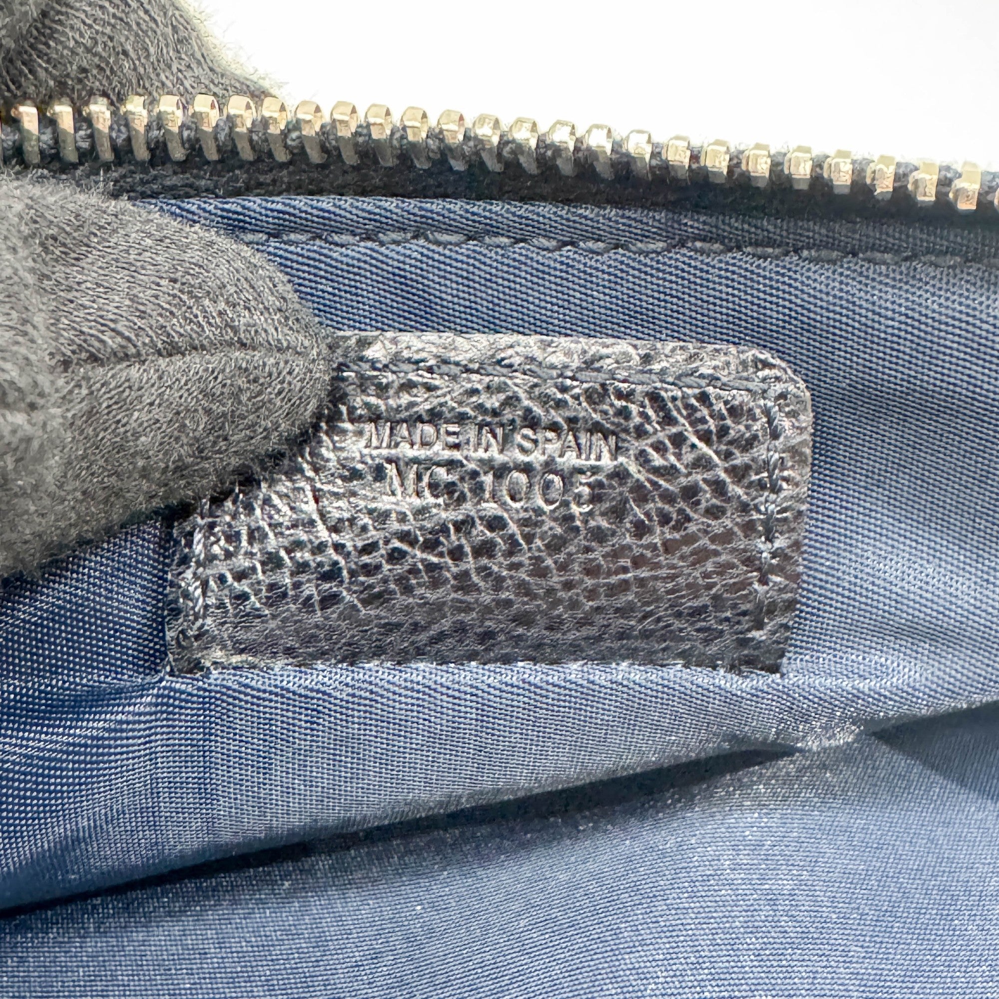 Saddle Pouch Blue Trotter Canvas Shoulder Bag