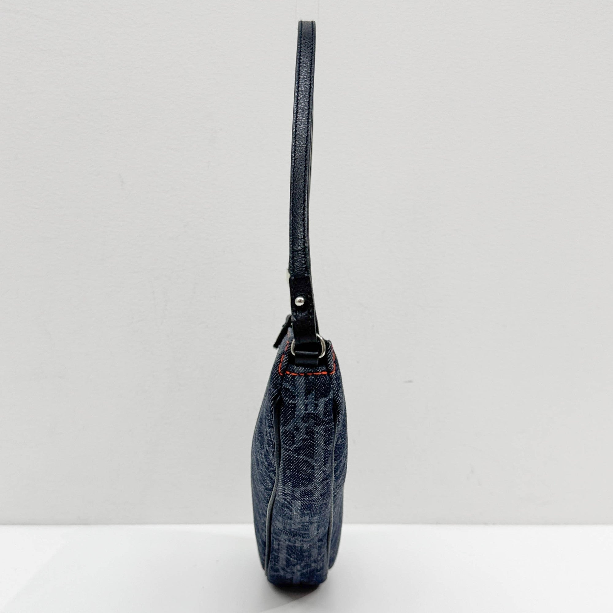 Saddle Pouch Blue Trotter Canvas Shoulder Bag