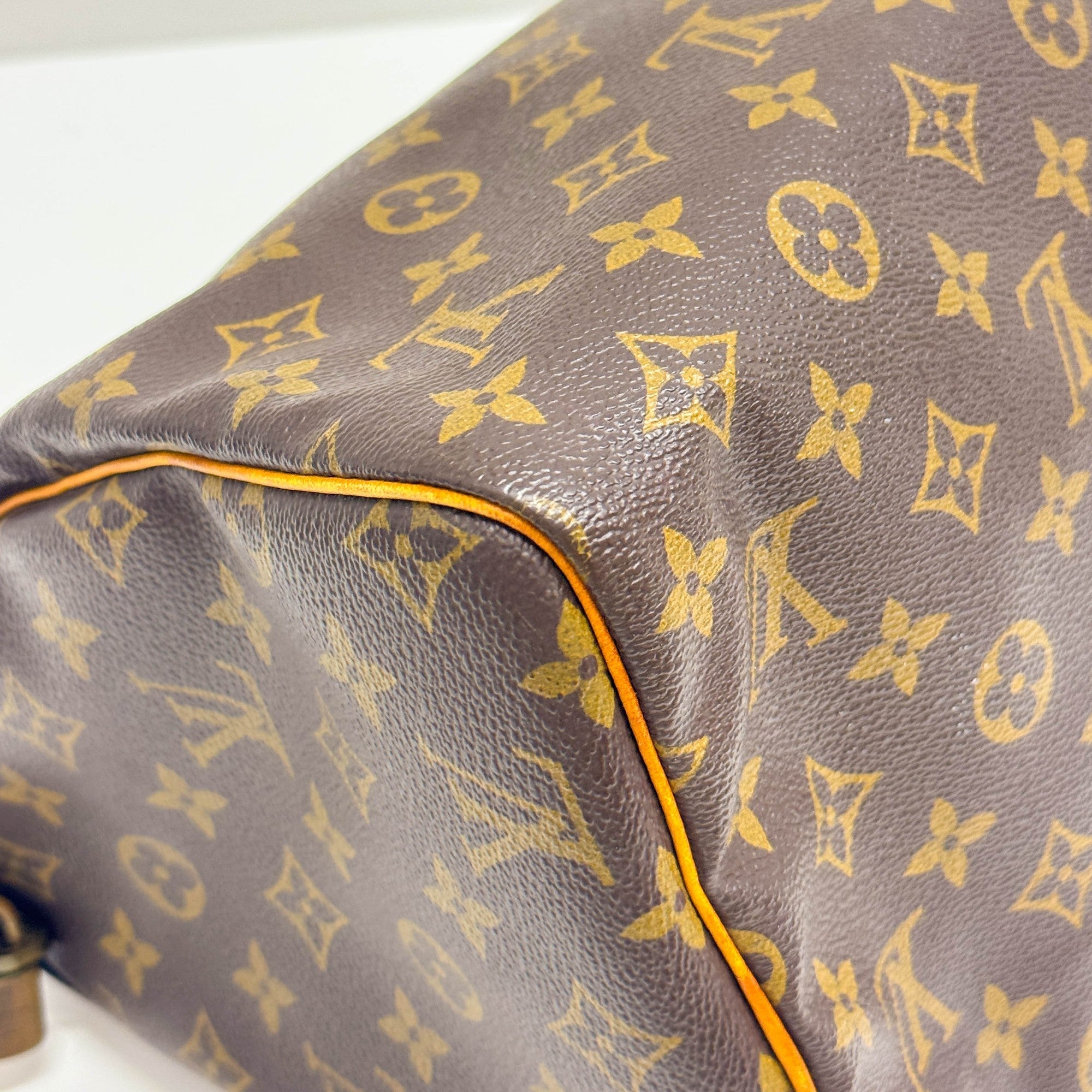 Speedy 30 Brown Monogram Canvas Hand Bag