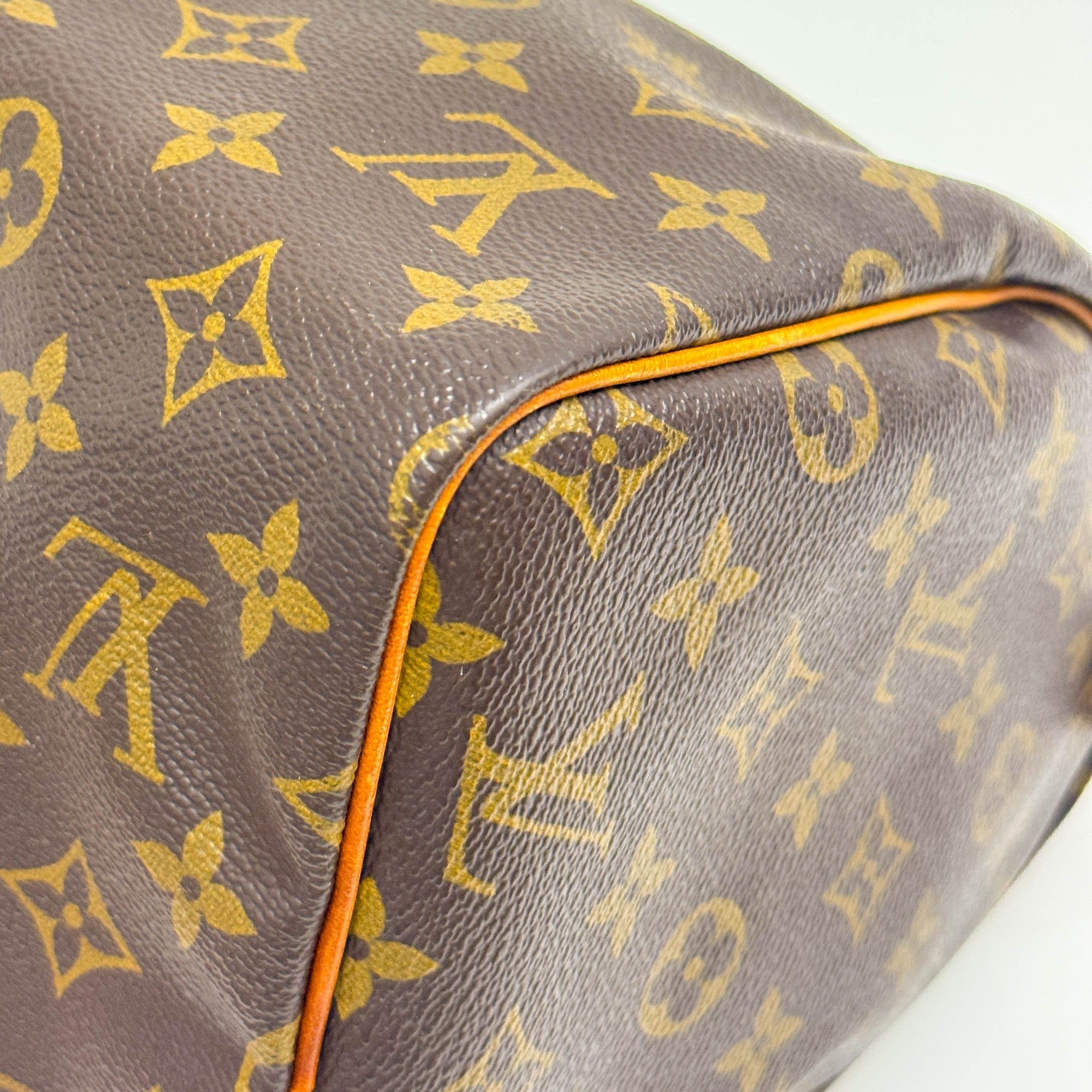 Speedy 30 Brown Monogram Canvas Hand Bag