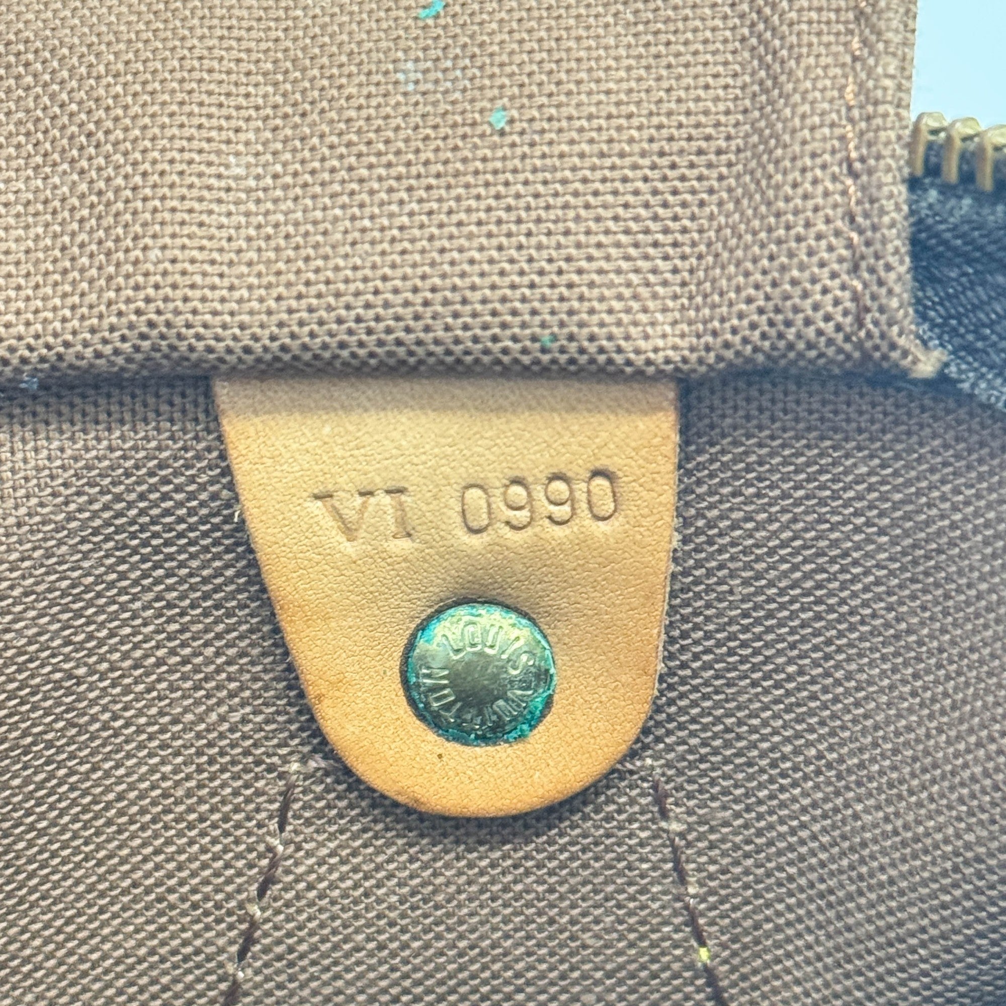 Speedy 30 Brown Monogram Canvas Hand Bag