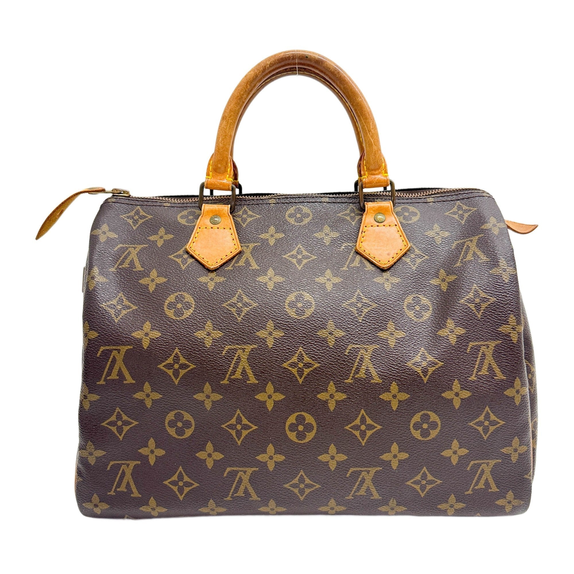 Speedy 30 Brown Monogram Canvas Hand Bag