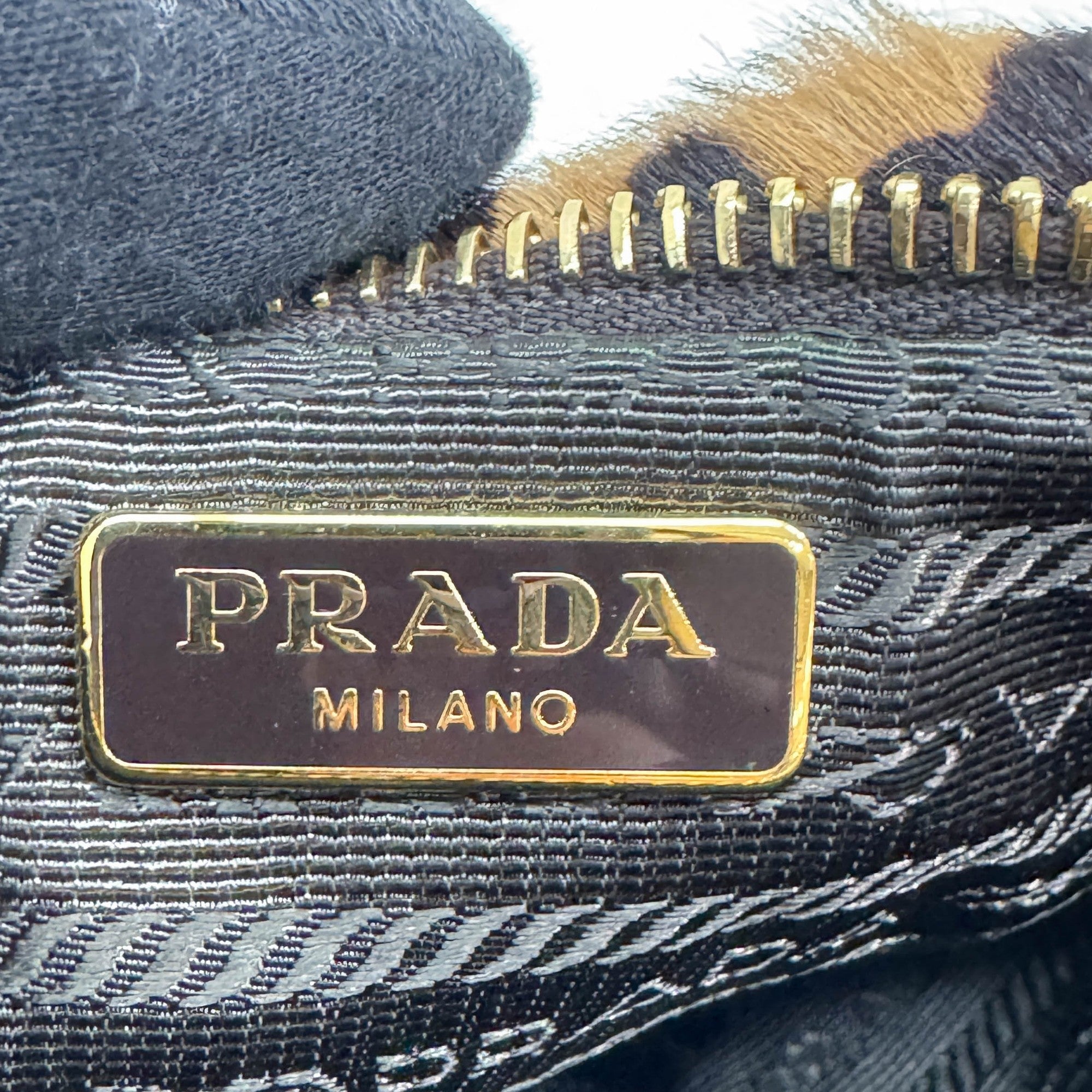 Brown Cheetah Print Pony Hair Wristlet Pouch