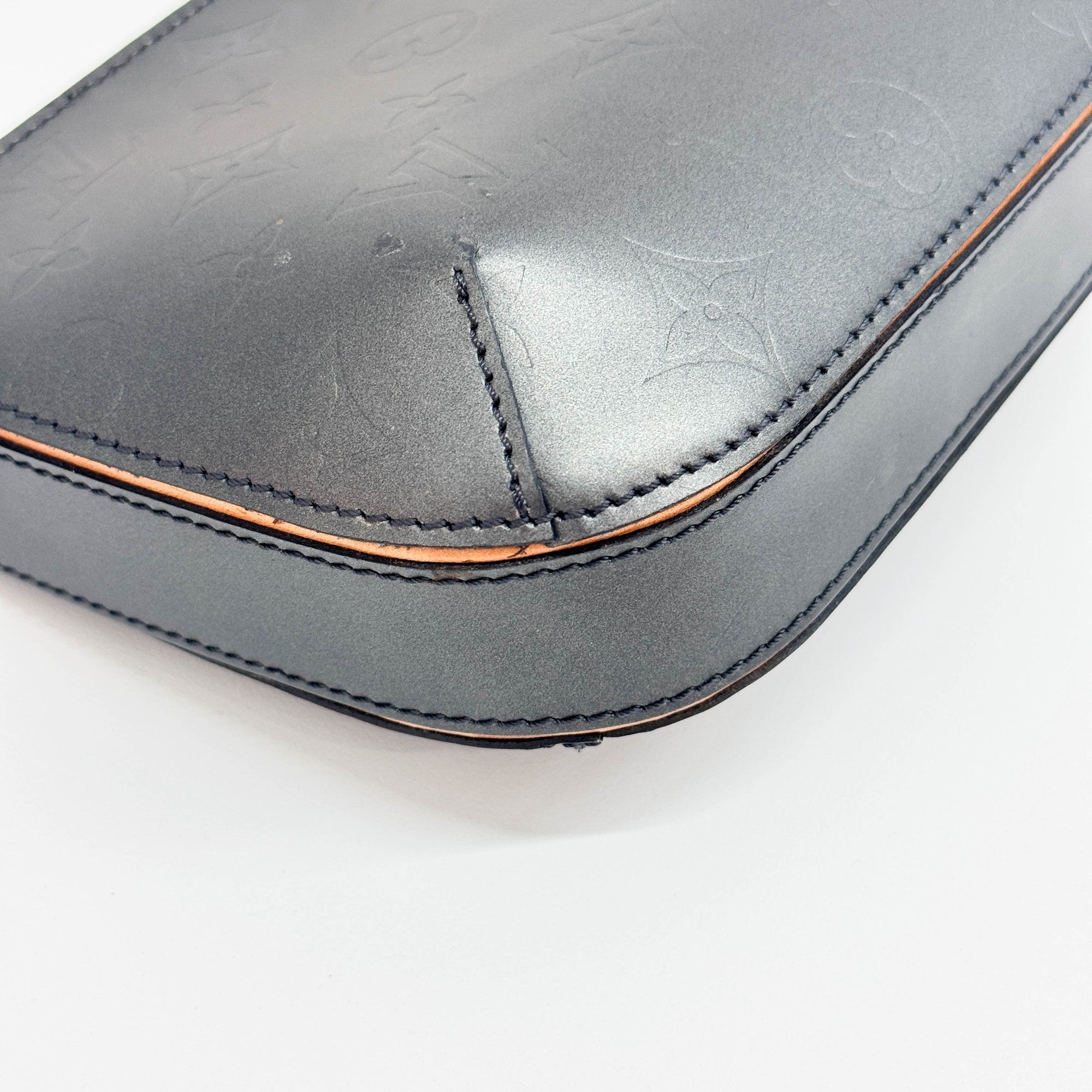 Fowler Grey Monogram Canvas Shoulder Bag