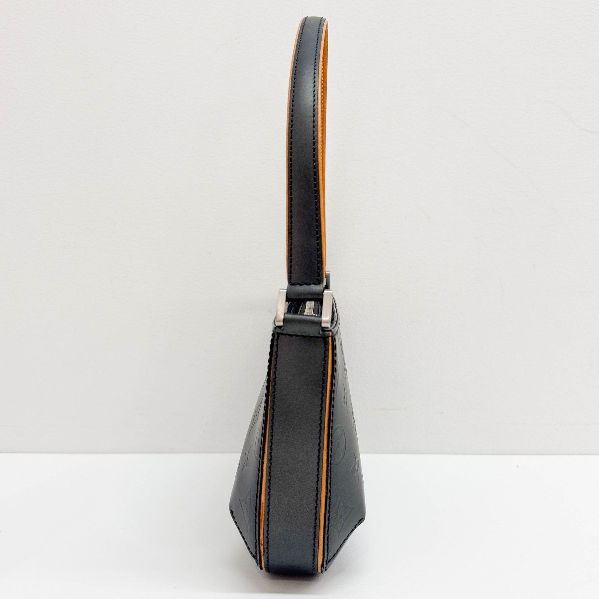 Fowler Grey Monogram Canvas Shoulder Bag