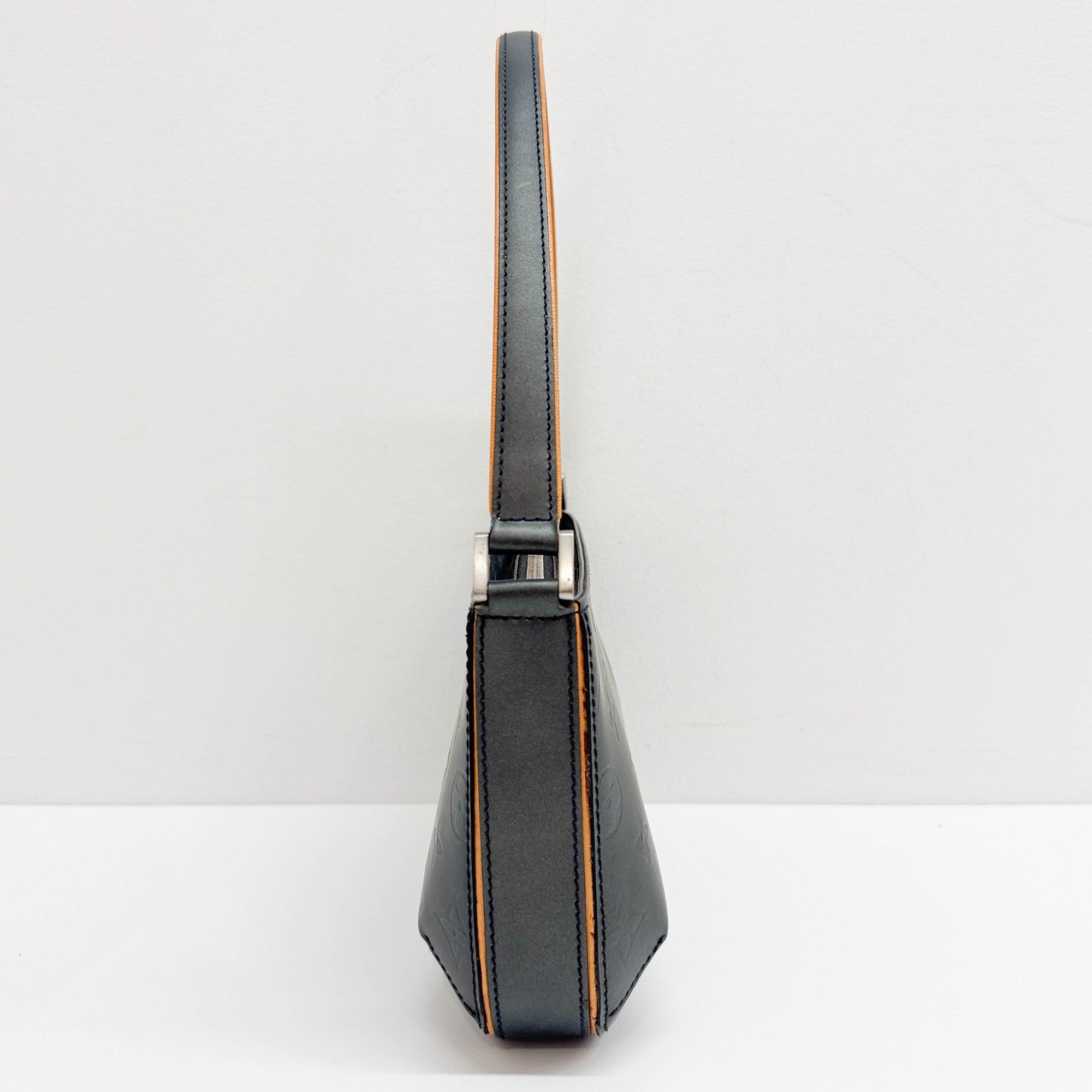 Fowler Grey Monogram Canvas Shoulder Bag