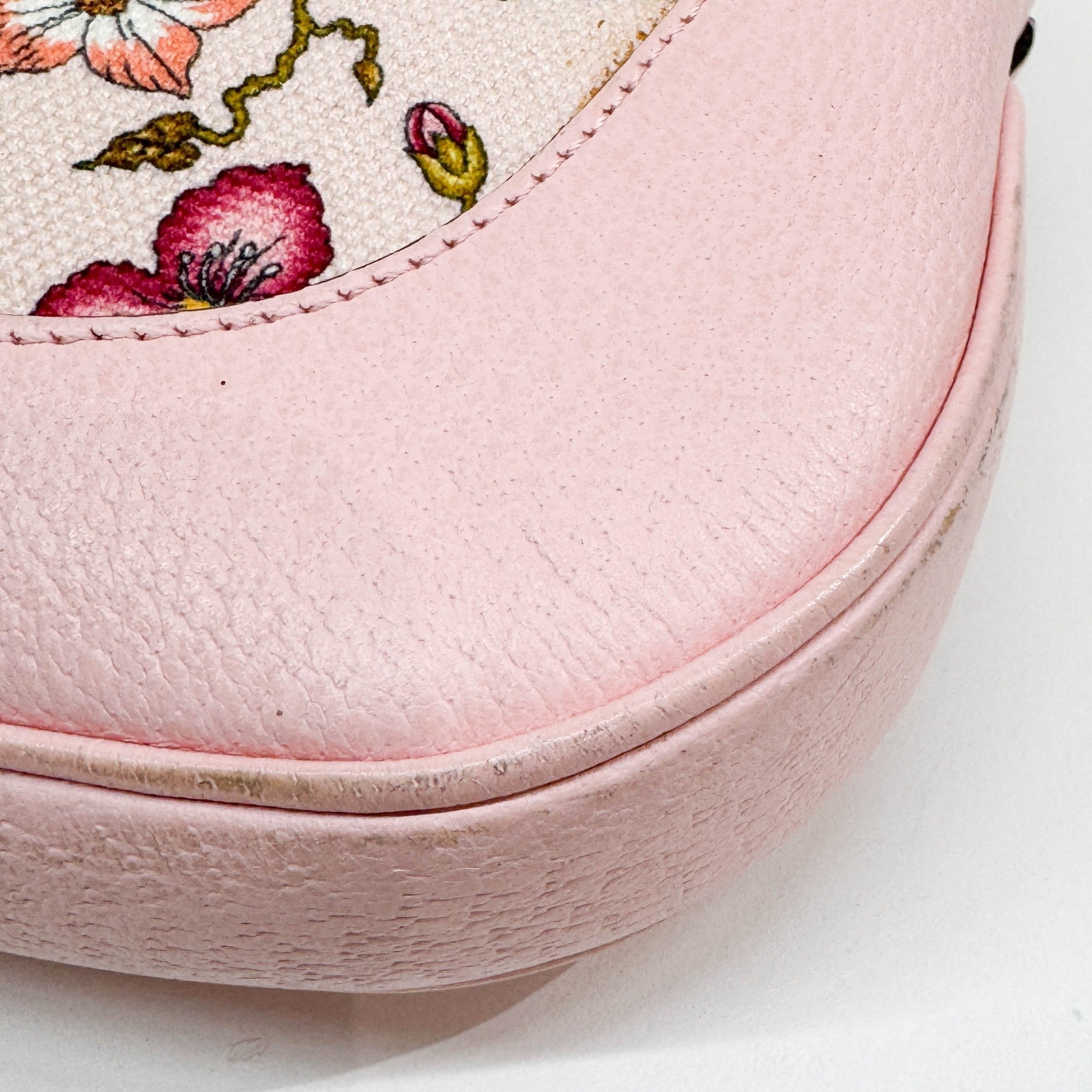 Jackie Floral Pink Cotton Shoulder Bag