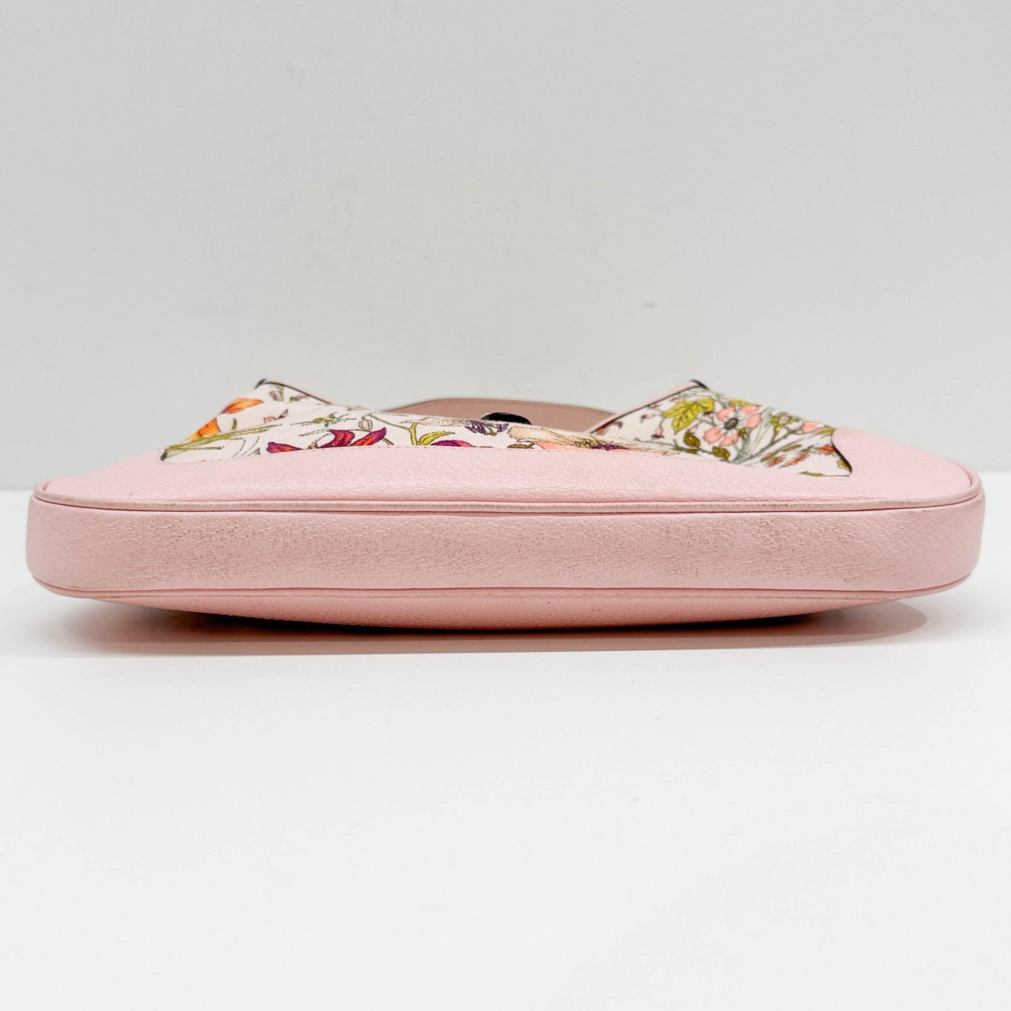 Jackie Floral Pink Cotton Shoulder Bag