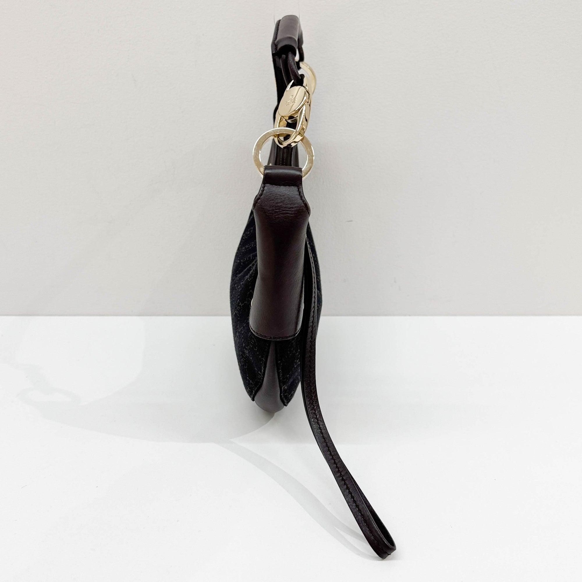 Brown GG Canvas Hobo Bag