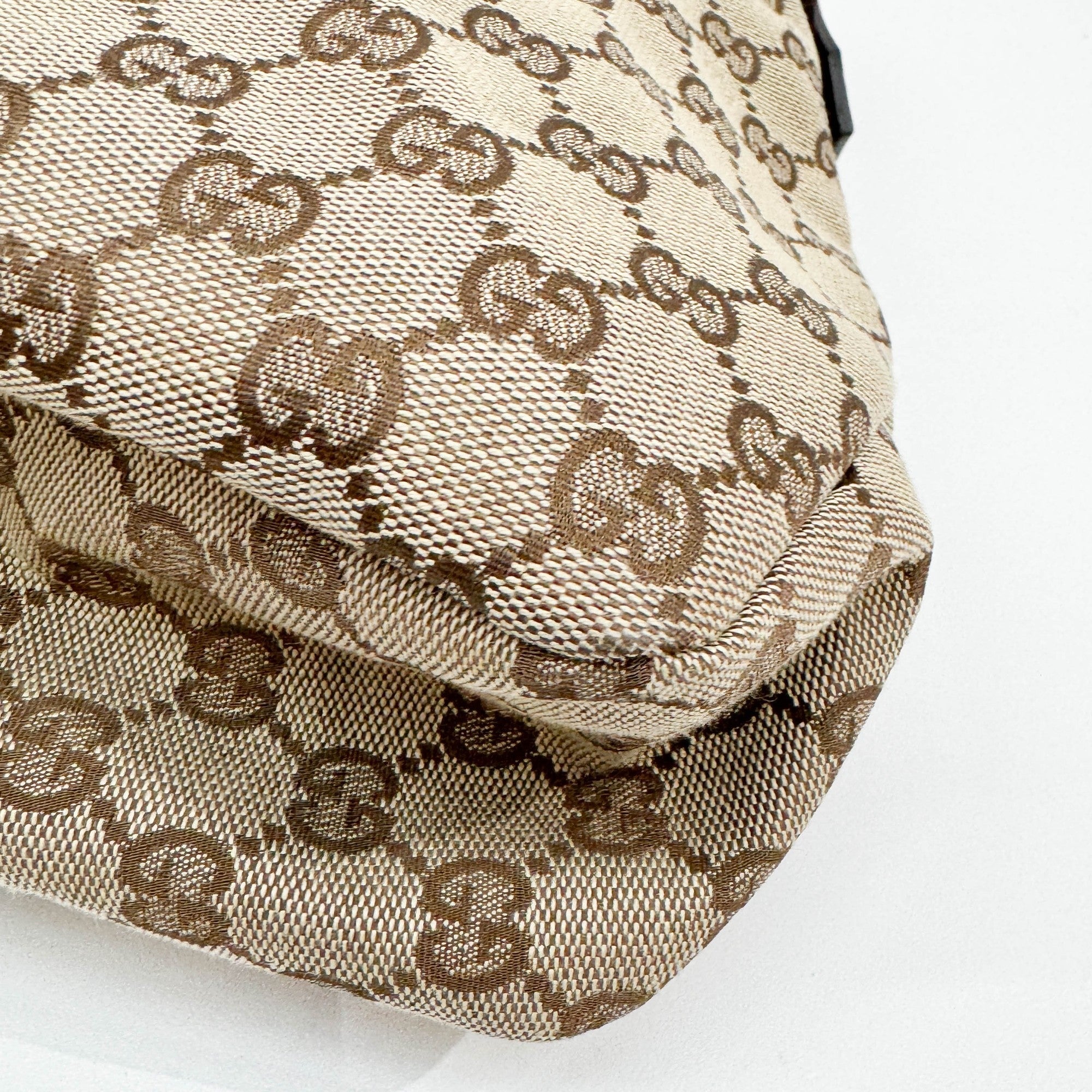 Horsebit Brown GG Canvas Shoulder Bag